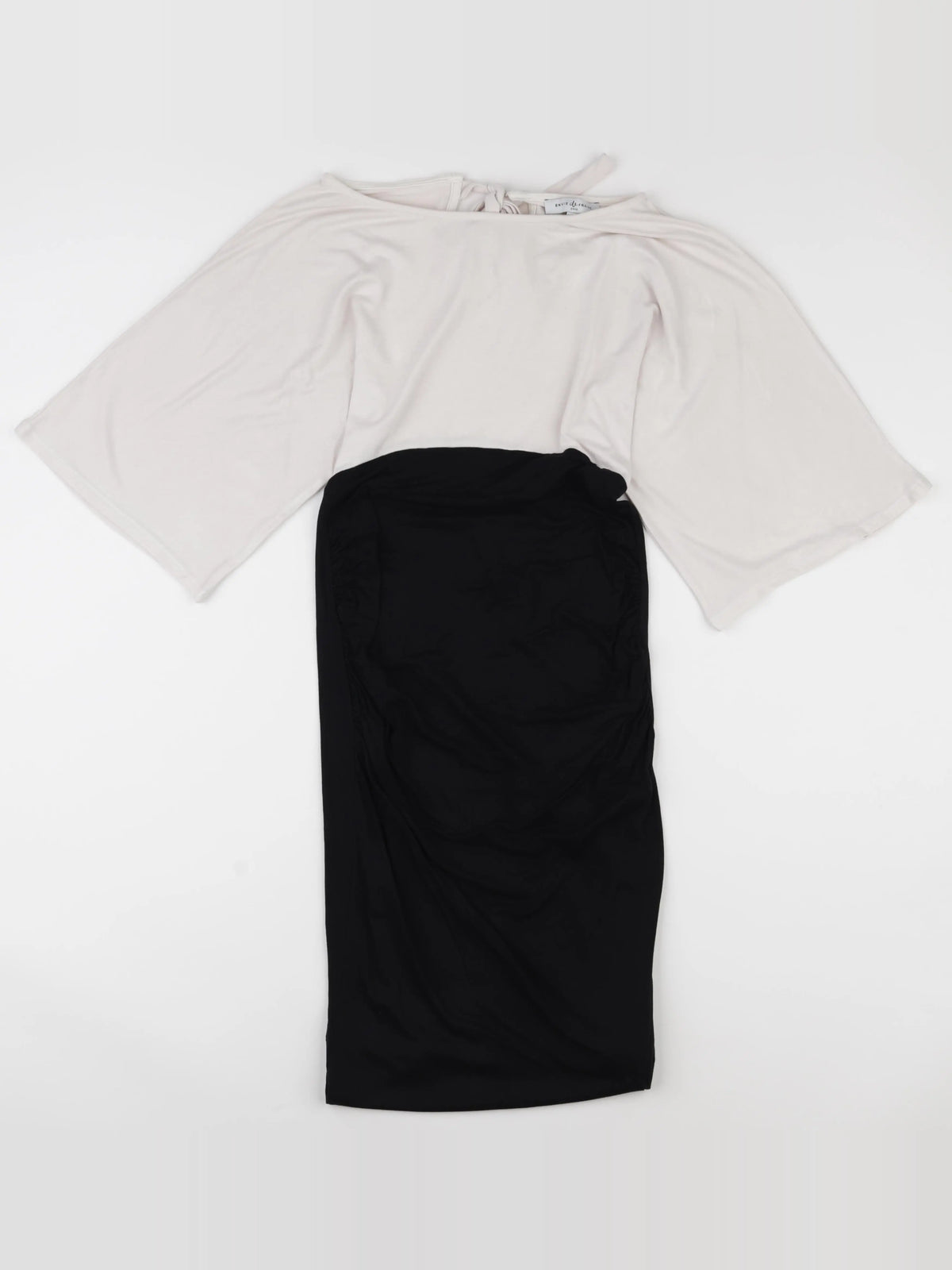 Envie de fraise - robe grossesse beige, noir - 36 à 38