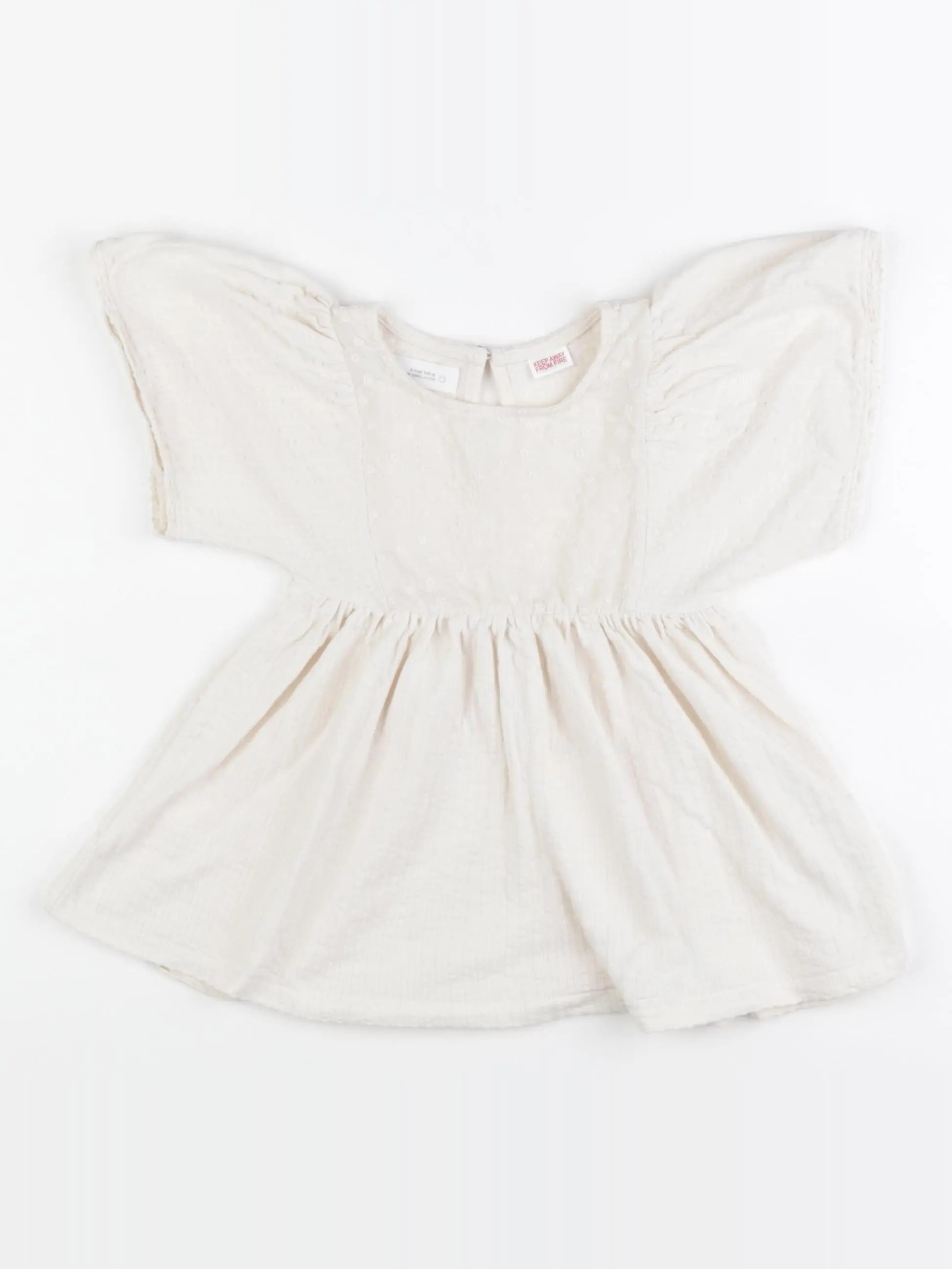 Zara - blouse beige - 4 ans