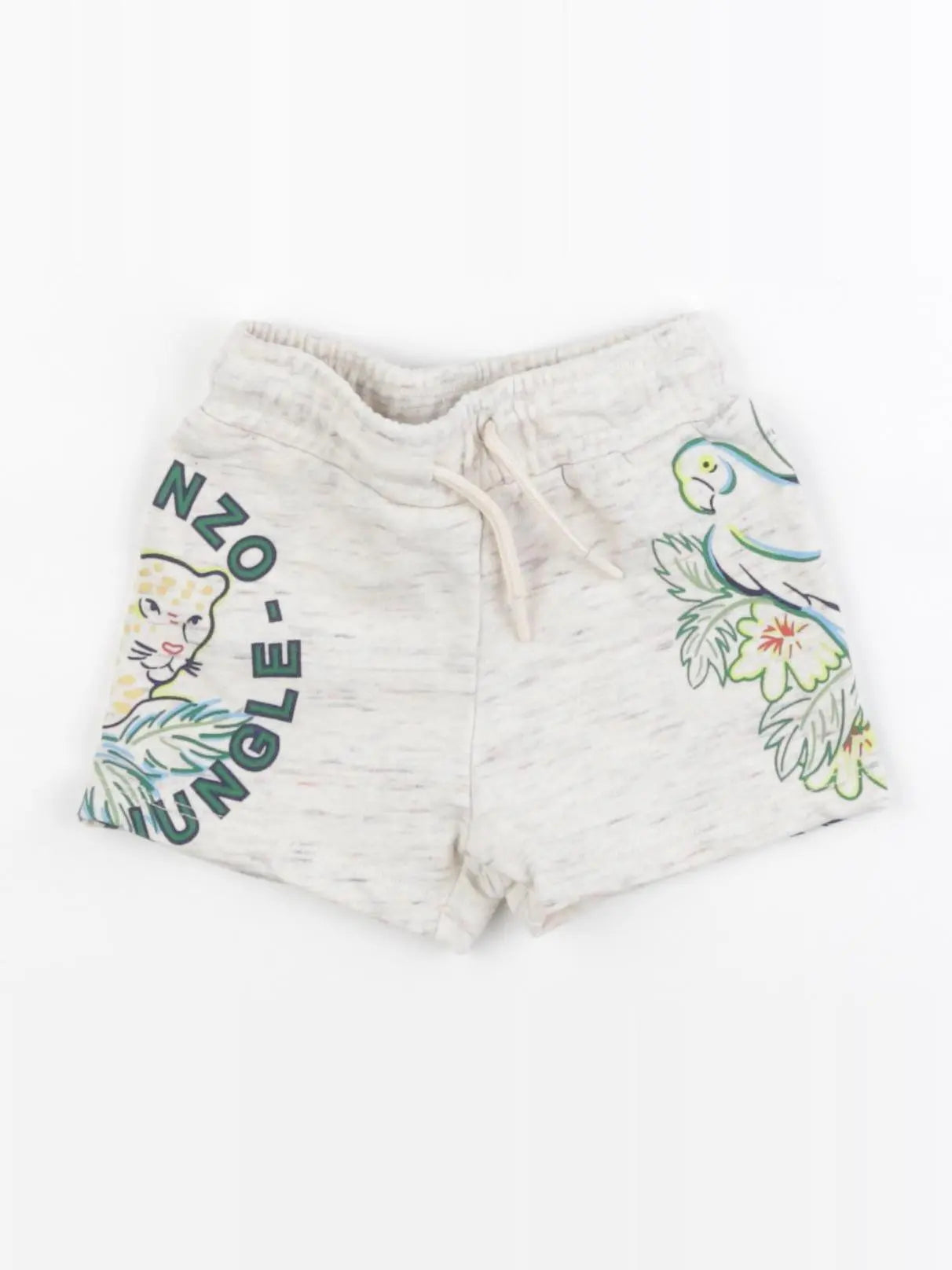 Kenzo - short imprimé dos gris - 6 mois