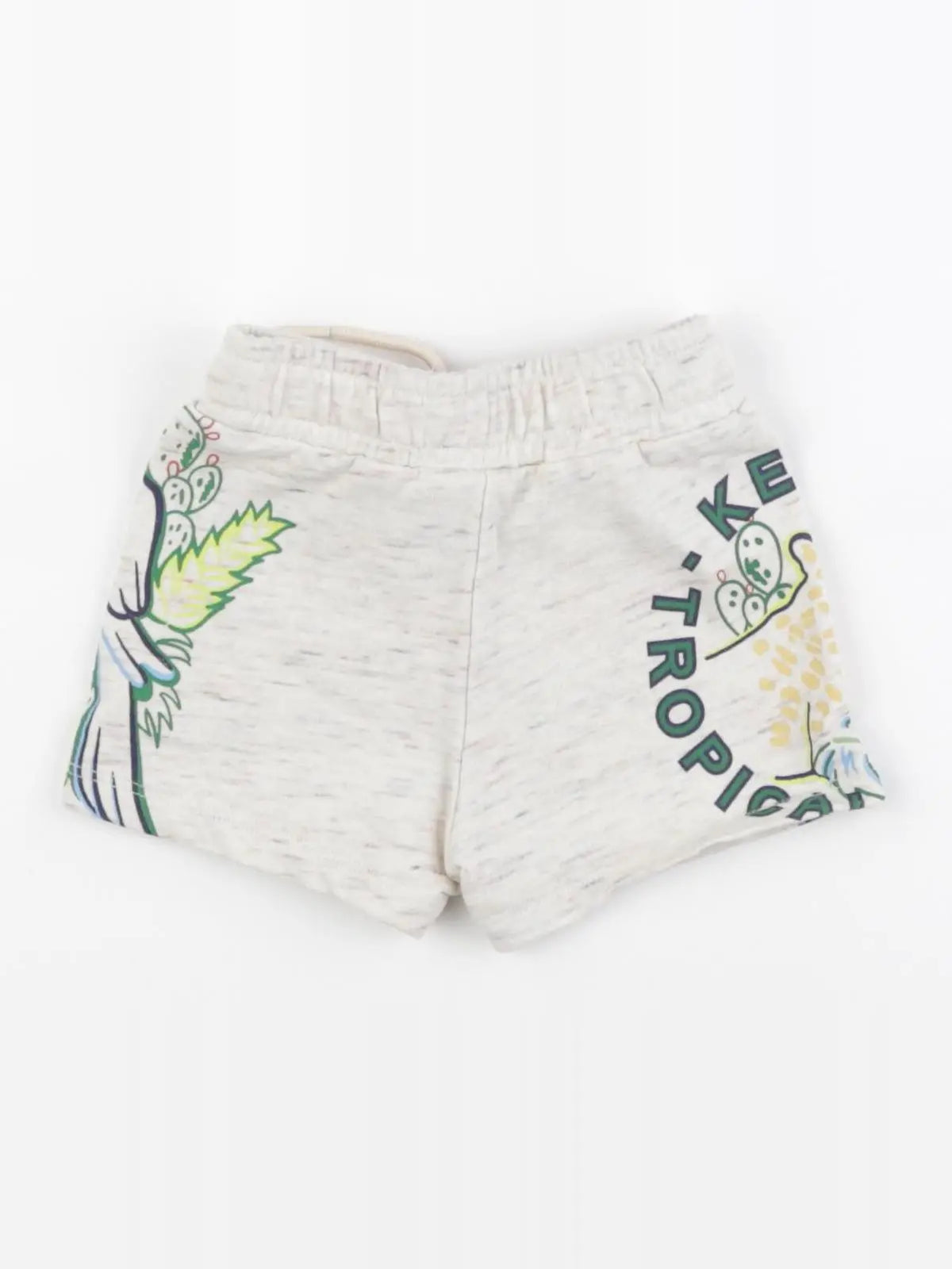 Kenzo - short imprimé dos gris - 6 mois