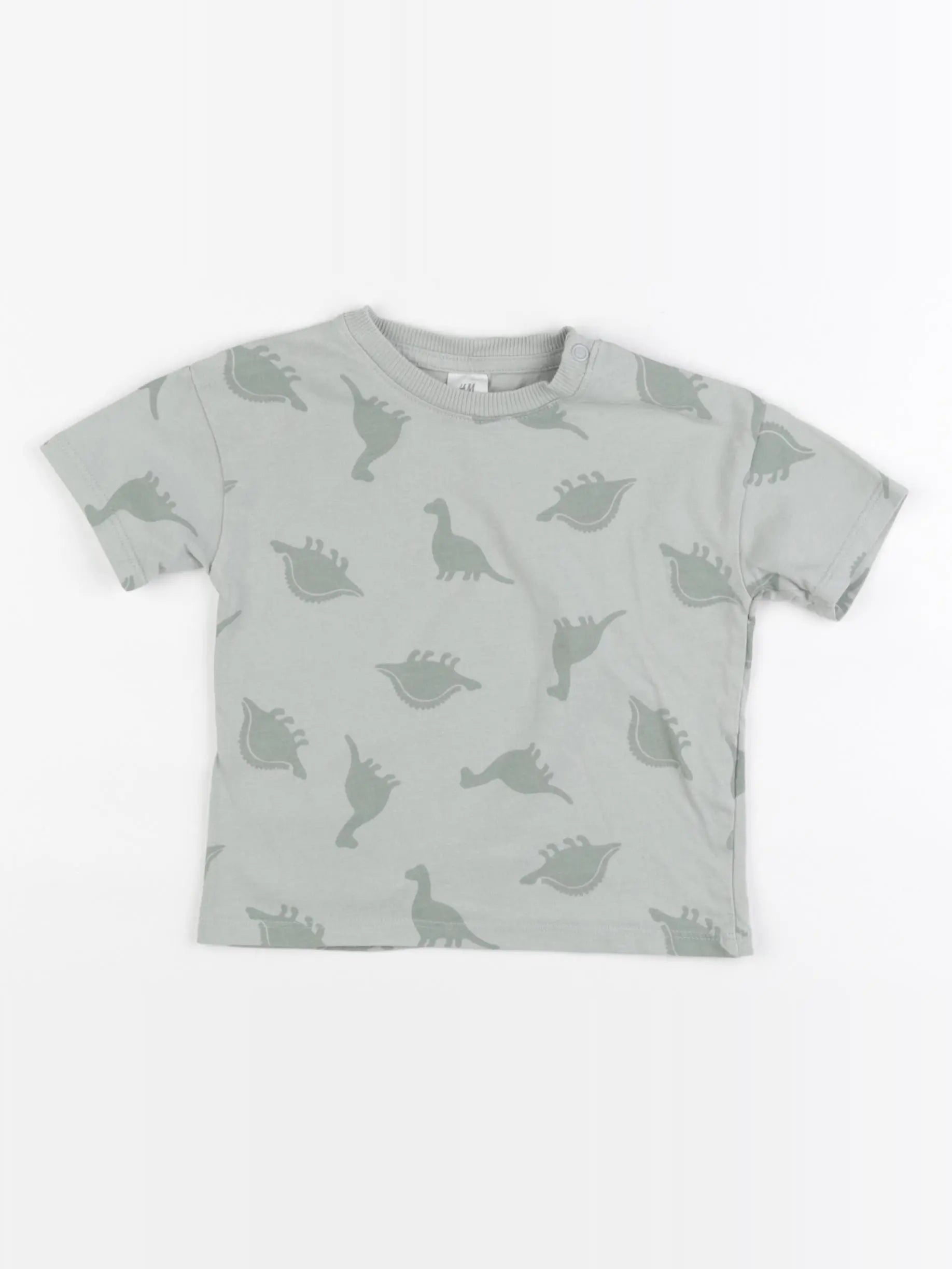 H&M - tee-shirt vert - 9/12 mois