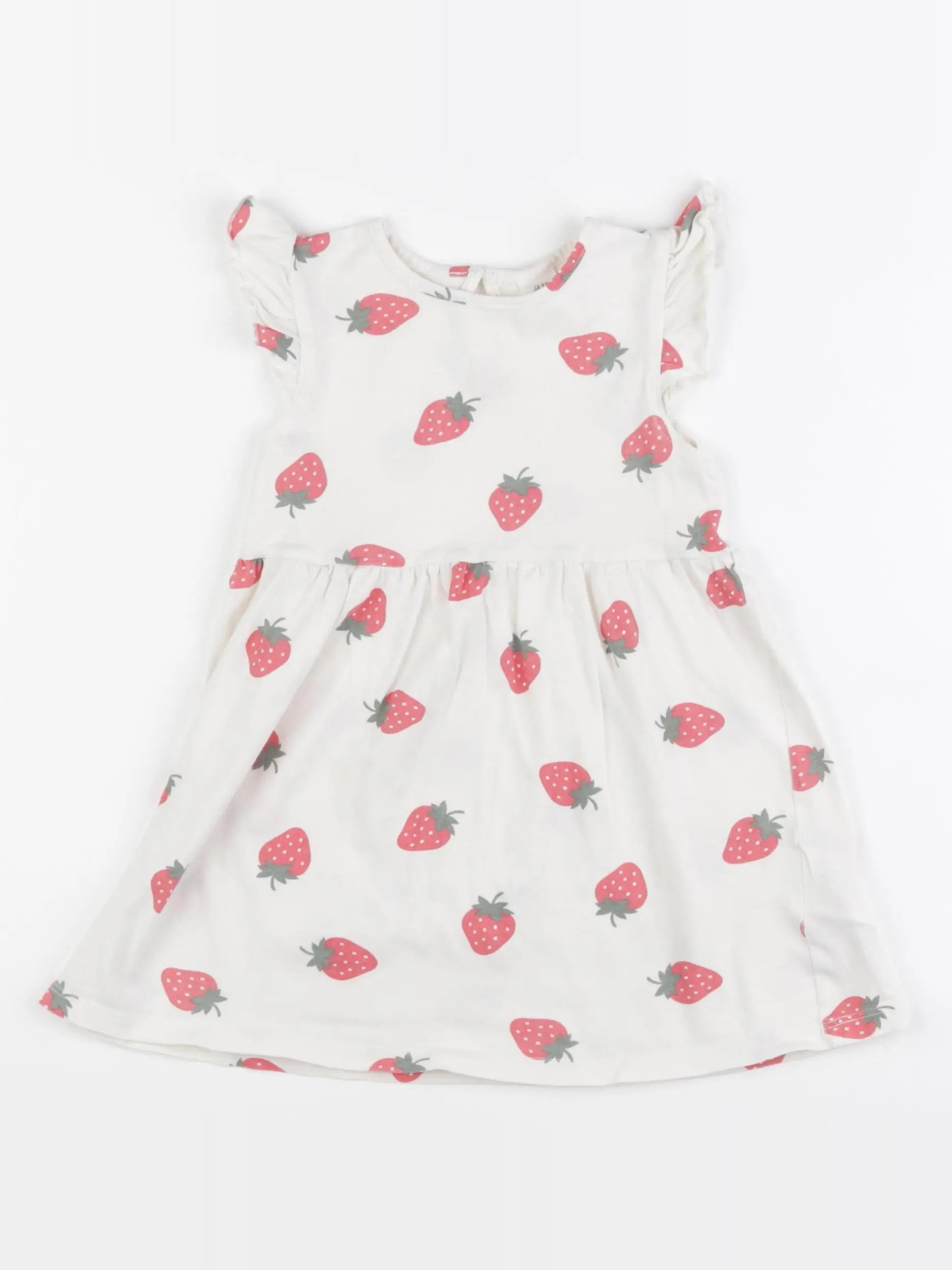 H&M - robe rouge - 18/24 mois