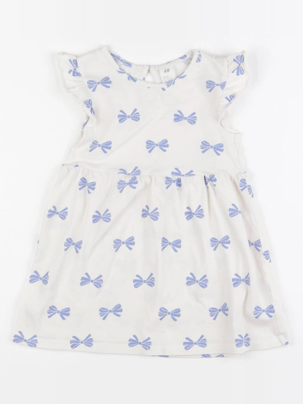 H&M - robe bleu - 18/24 mois