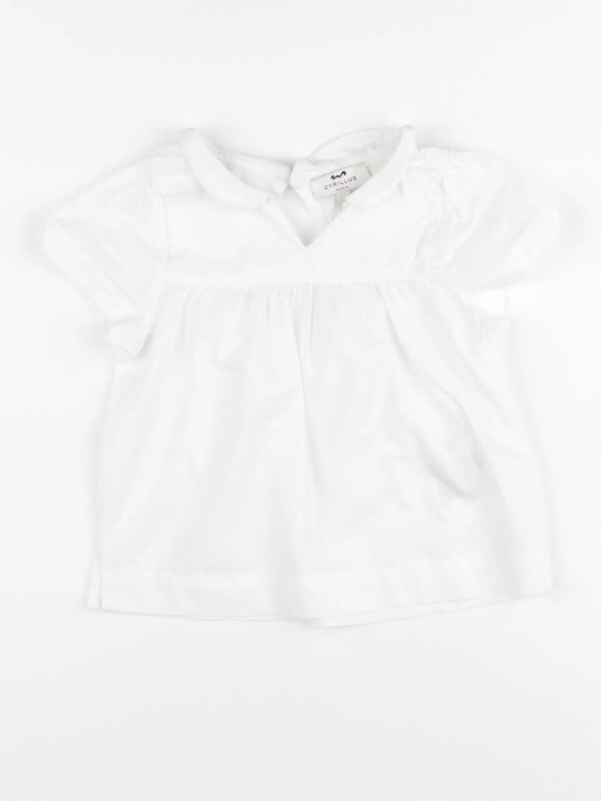 Cyrillus - blouse blanc - 4 ans
