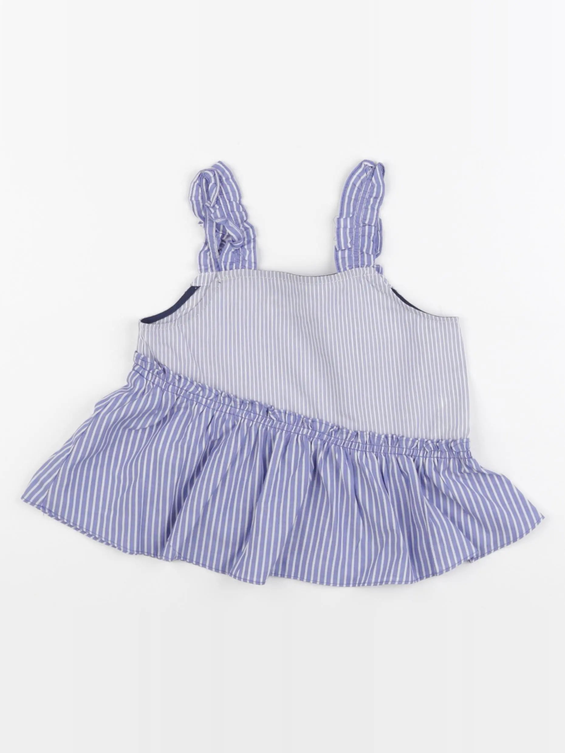 Zara - blouse bleu, blanc - 6 ans