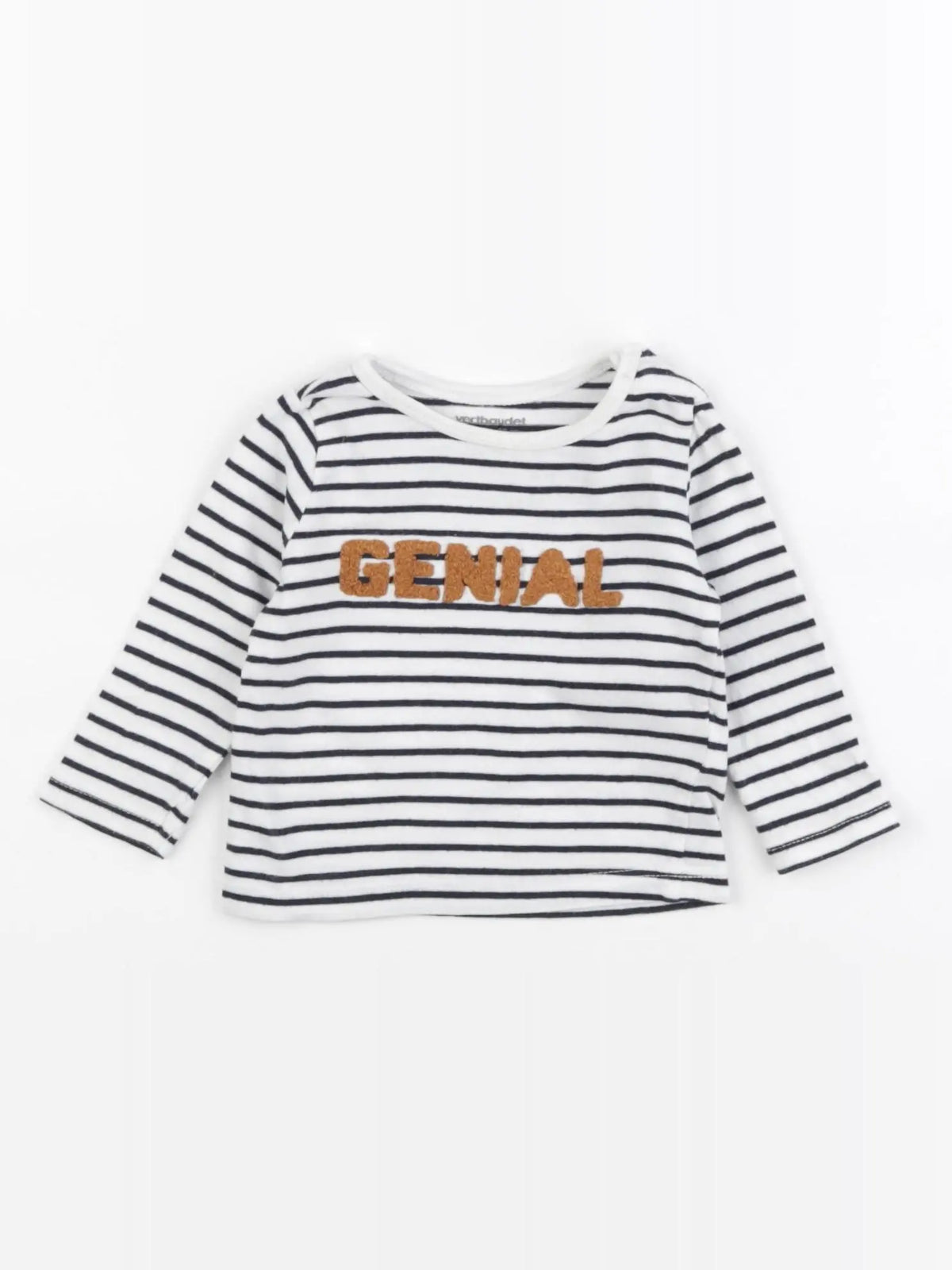 Vertbaudet - tee-shirt bleu - 3 mois