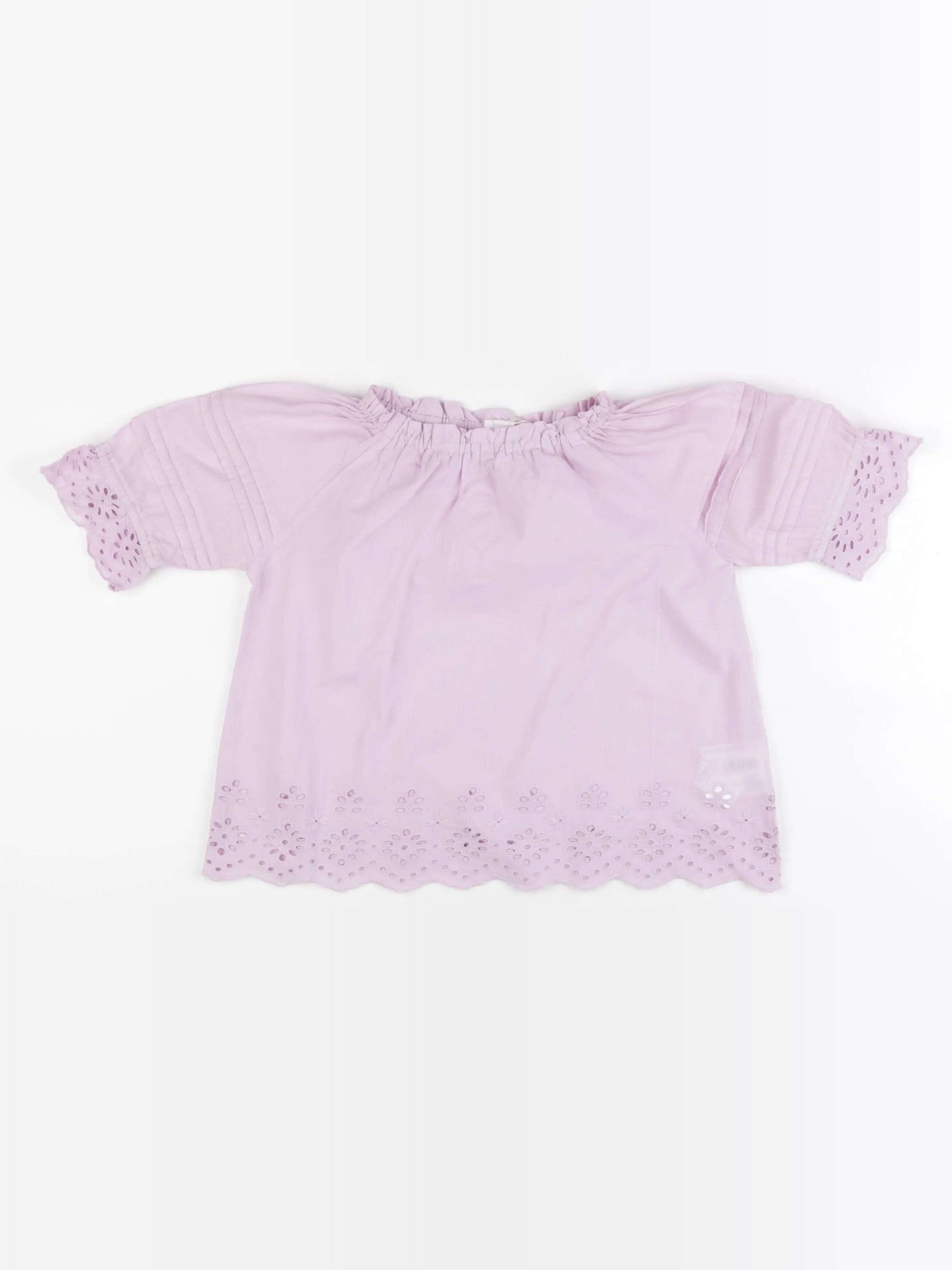 Monoprix - blouse violet - 6 ans
