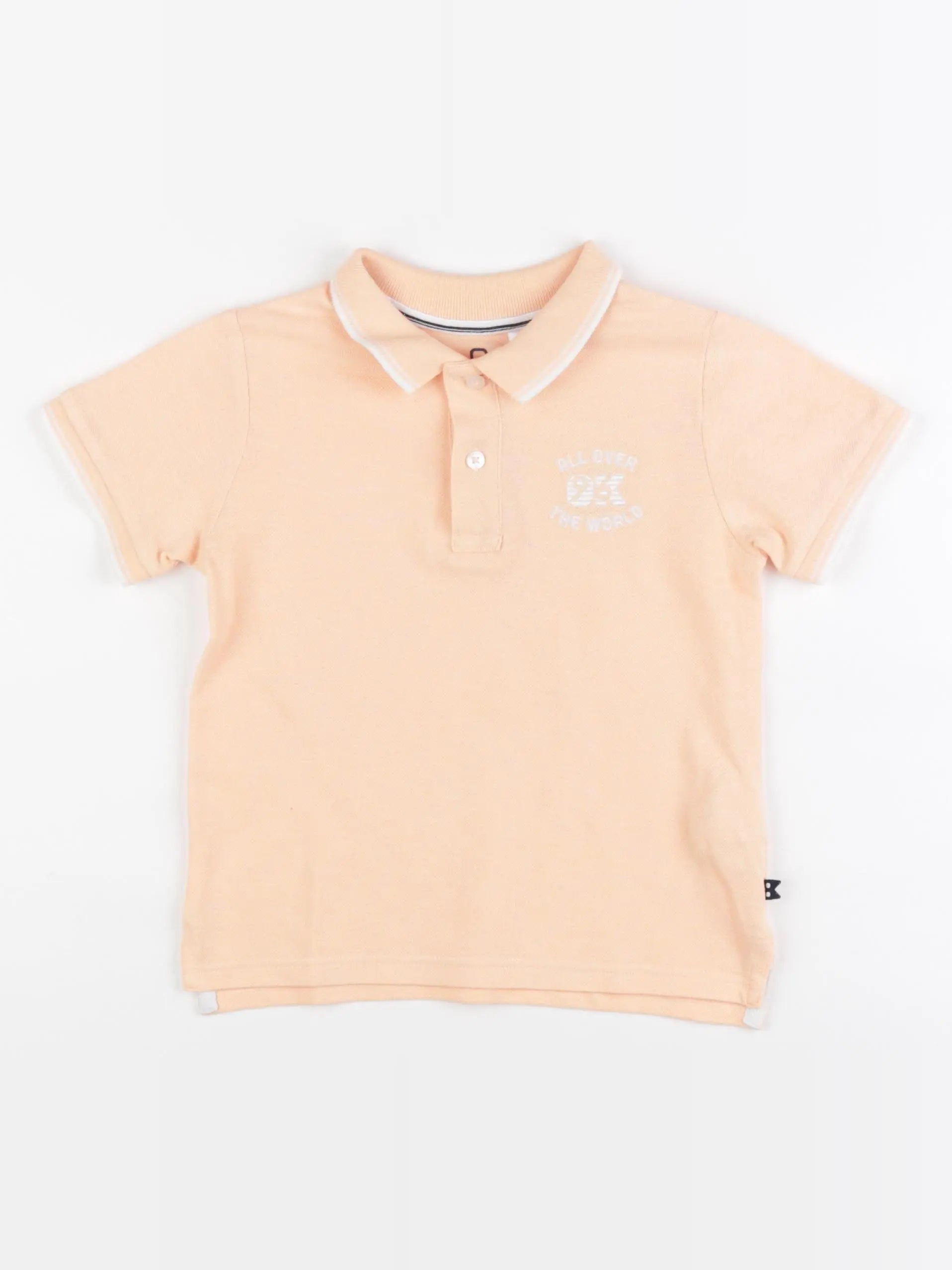Okaidi - polo orange - 3 ans