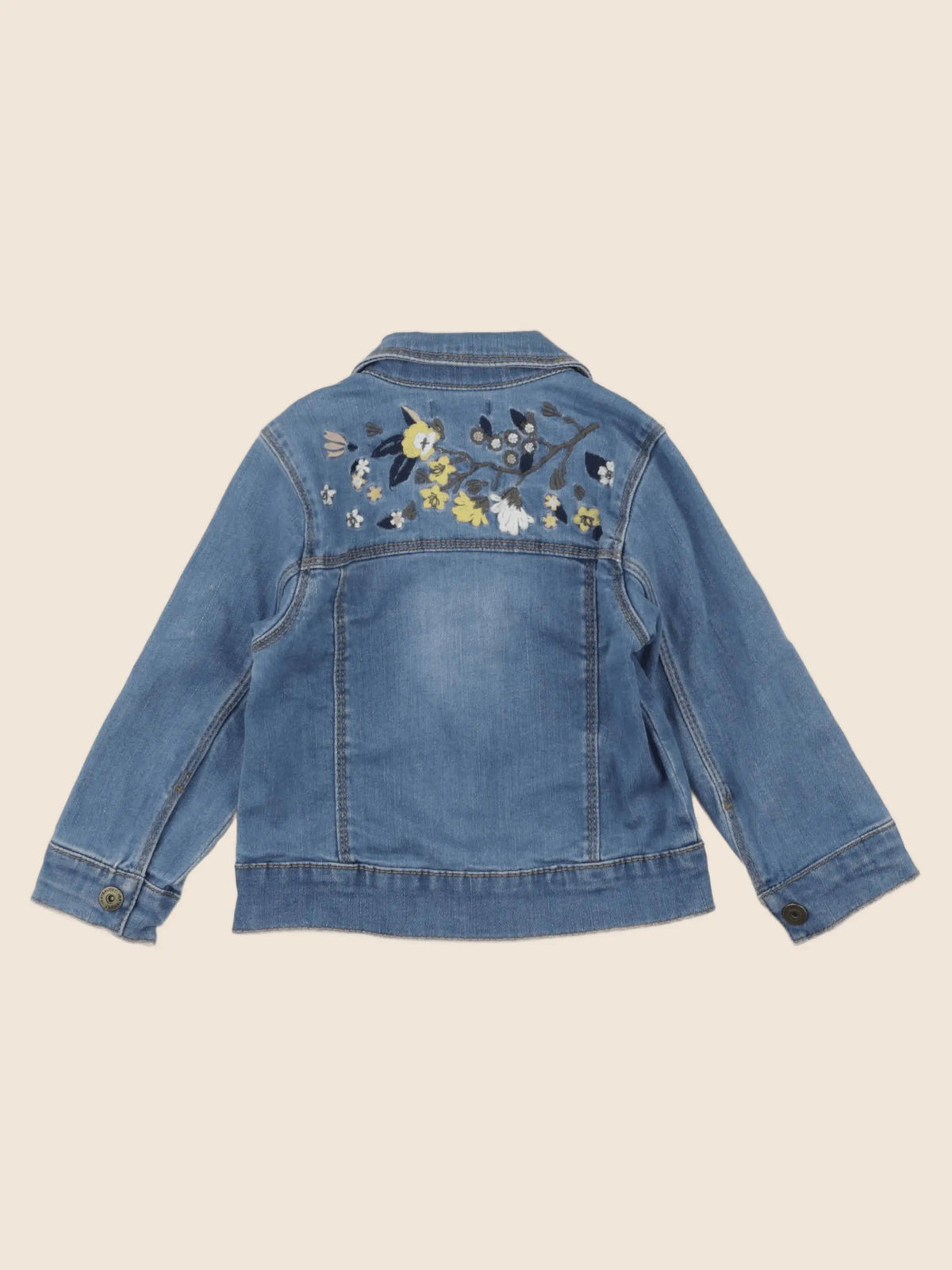 Vertbaudet - veste imprimé au dos bleu - 18 mois