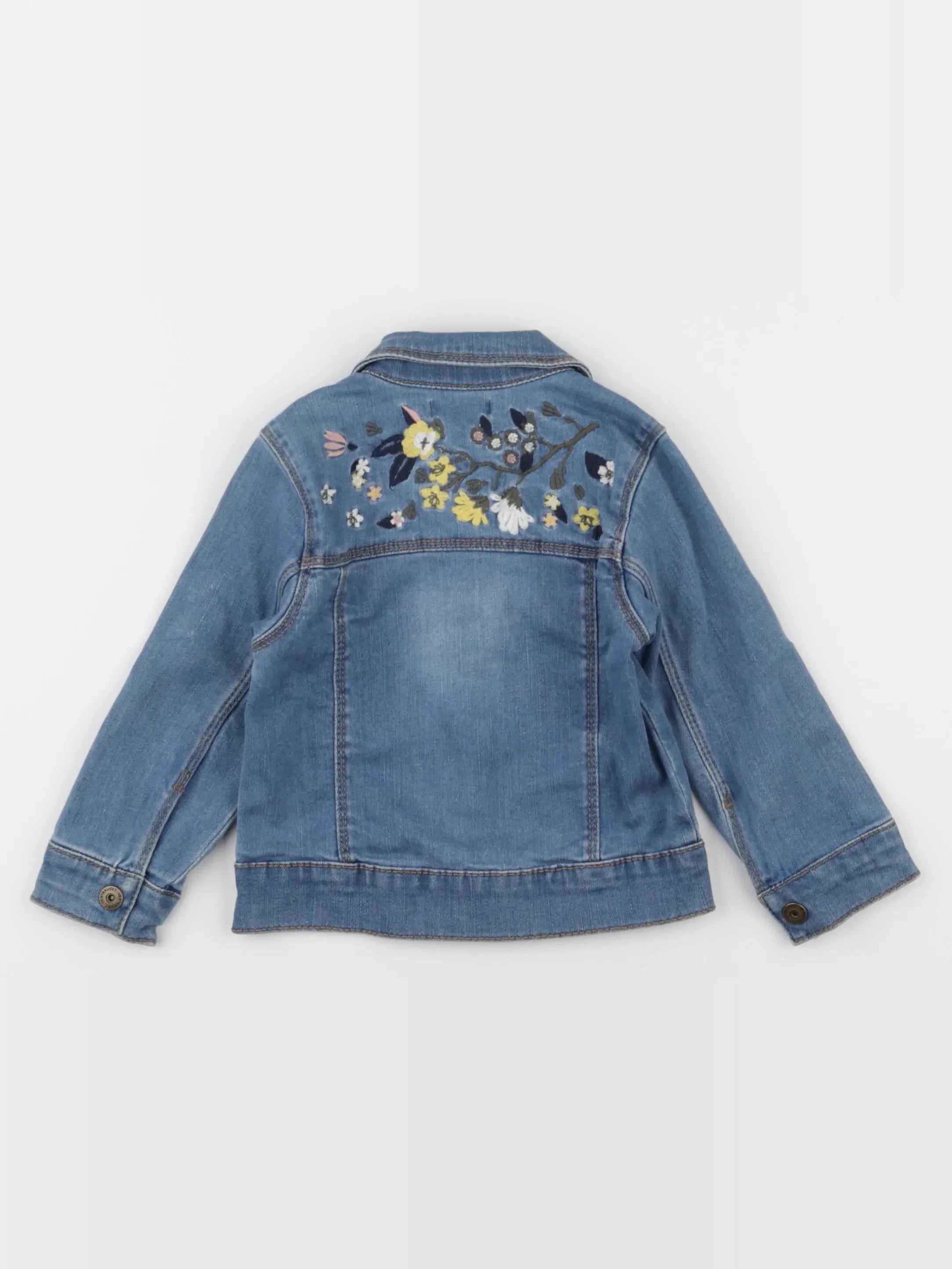 Vertbaudet - veste imprimé au dos bleu - 18 mois