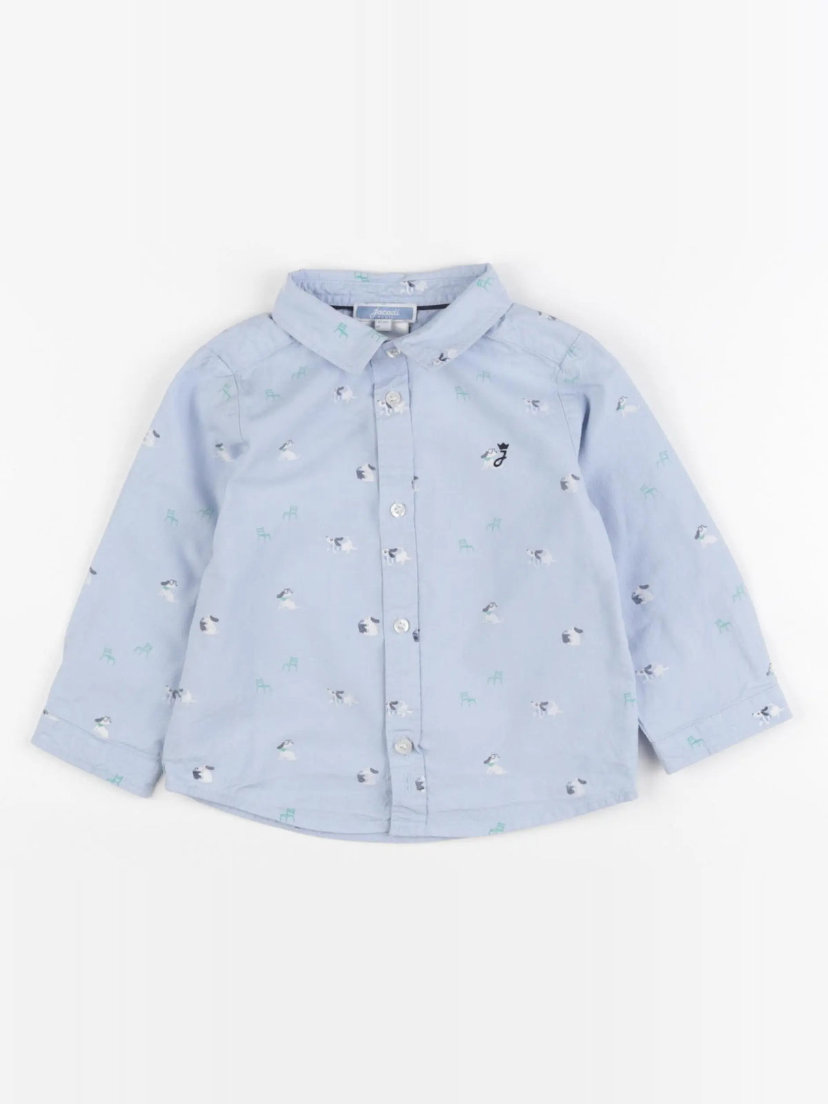 Jacadi - chemise bleu - 18 mois