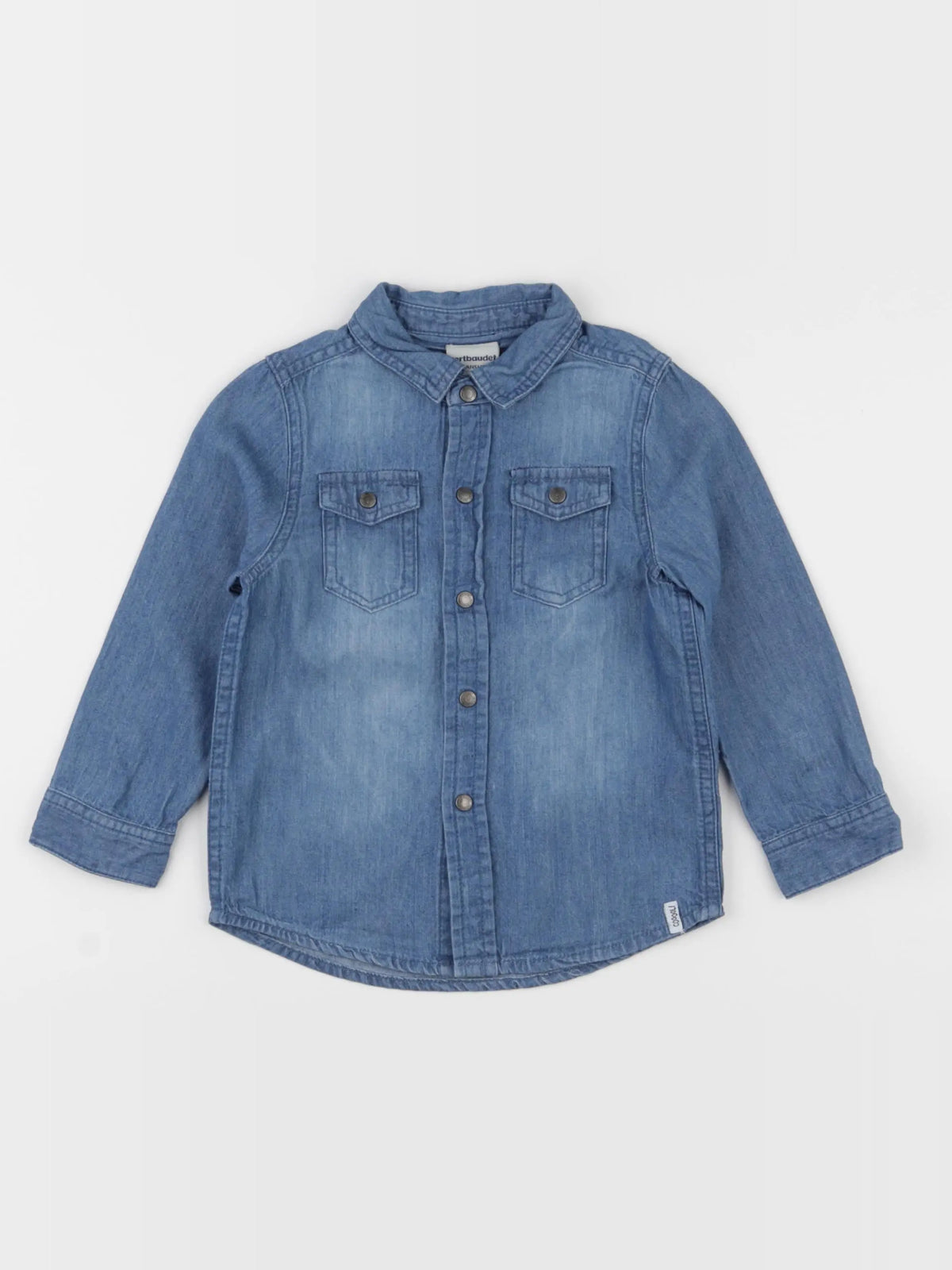 Vertbaudet - chemise bleu - 3 ans