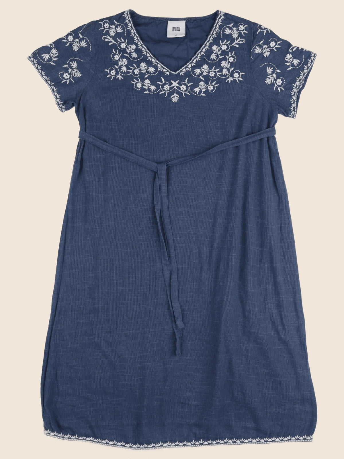 Mamalicious - robe grossesse bleu - xs