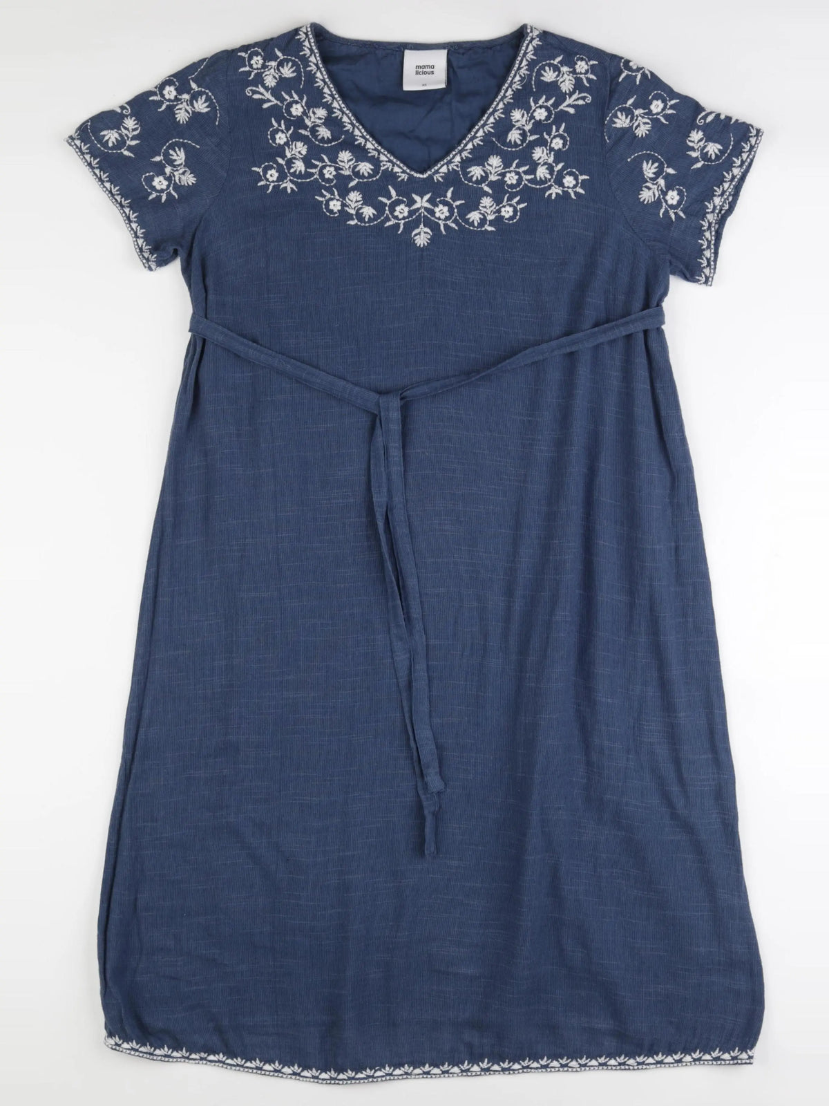 Mamalicious - robe grossesse bleu - xs