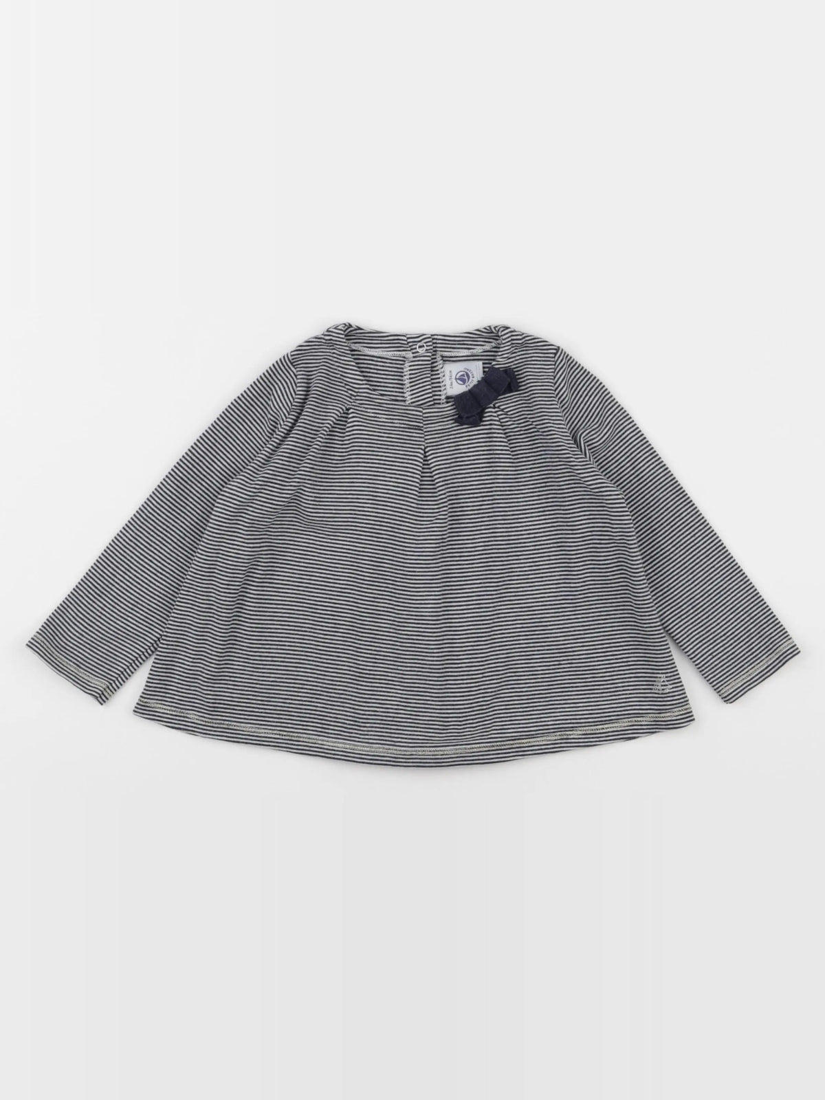 Petit Bateau - tee-shirt bleu - 24 mois