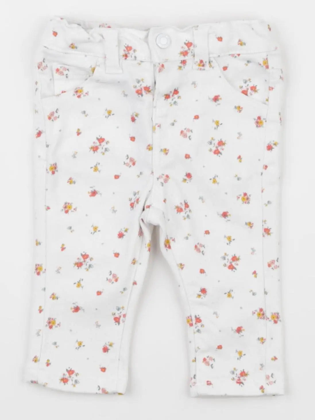 Vertbaudet - pantalon blanc - 3 mois