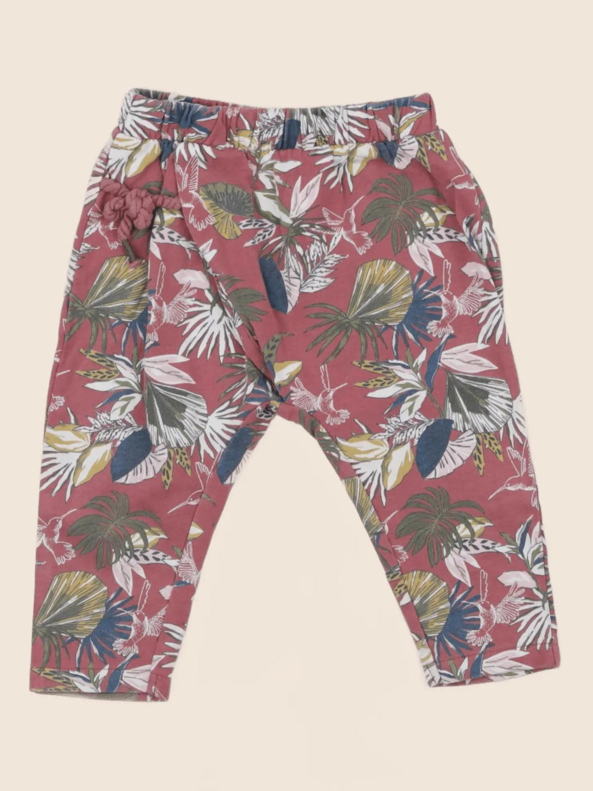 Vertbaudet - pantalon rose - 9 mois