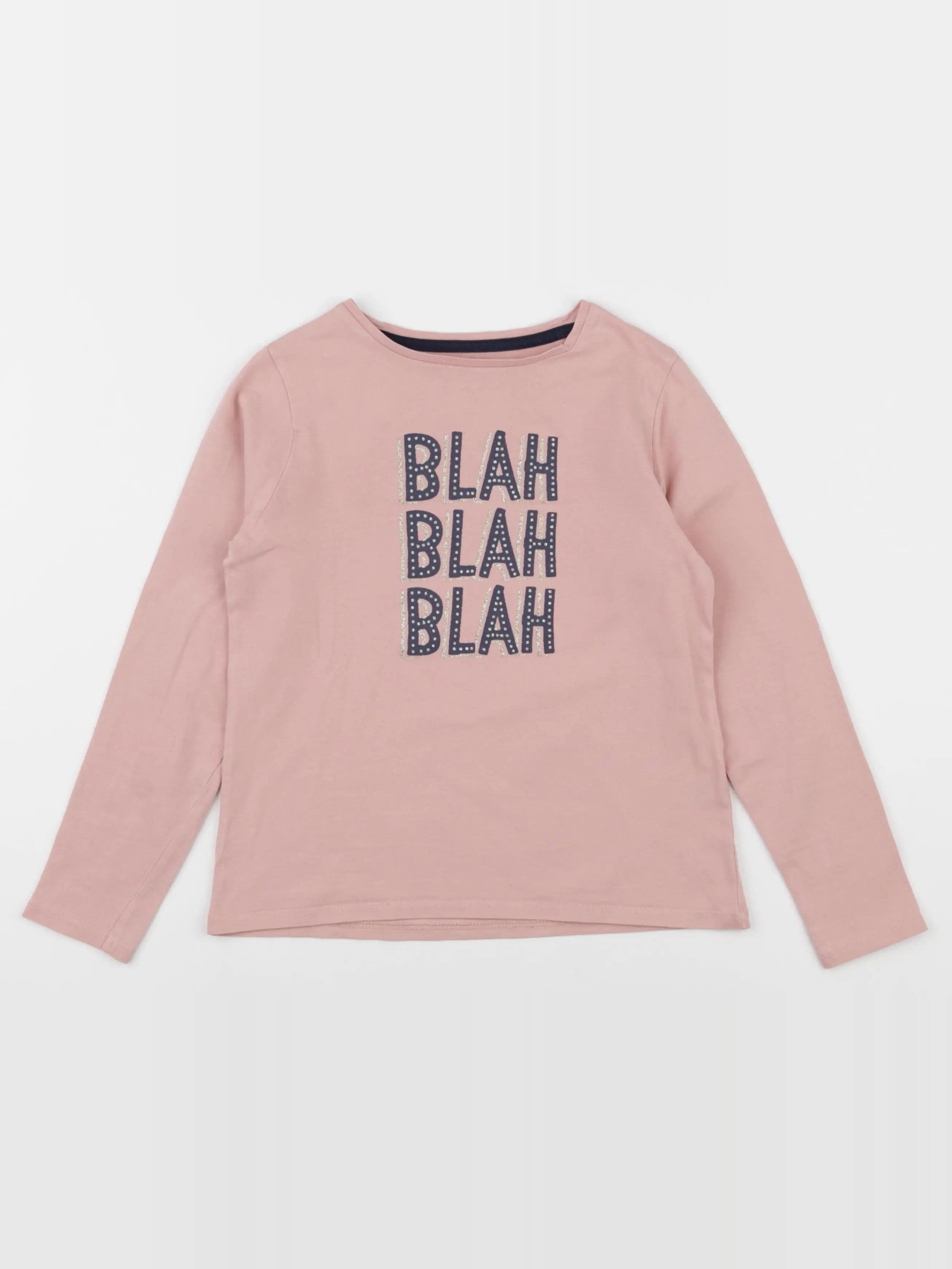 Vertbaudet - tee-shirt rose - 8 ans