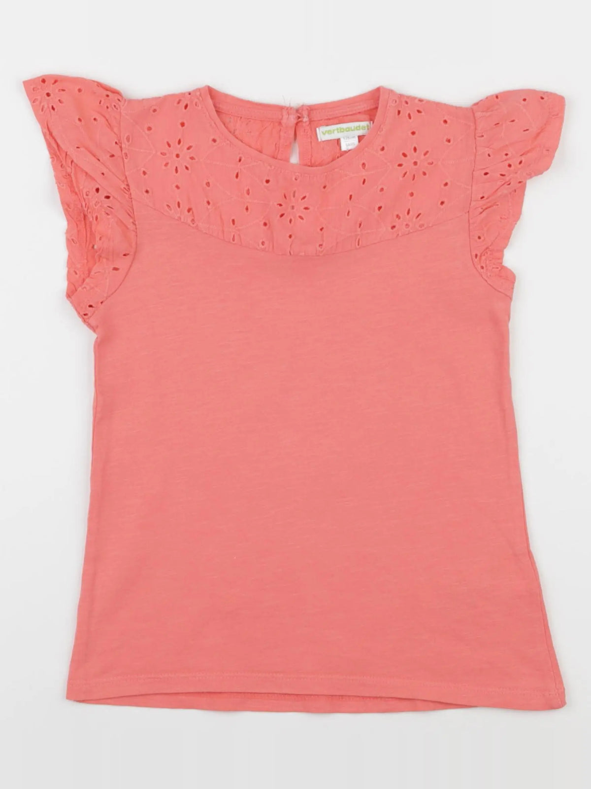 Vertbaudet - tee-shirt orange - 8 ans