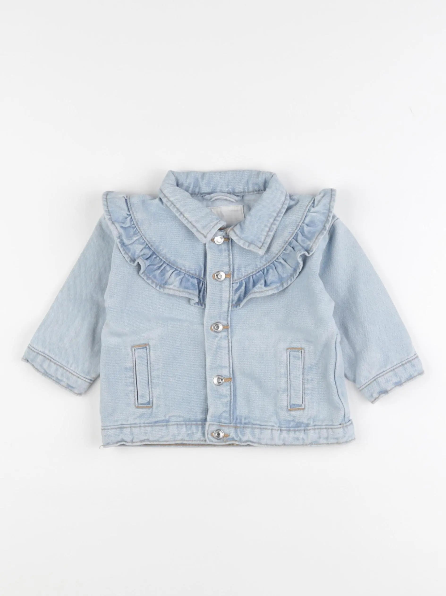 Vertbaudet - veste bleu - 9 mois