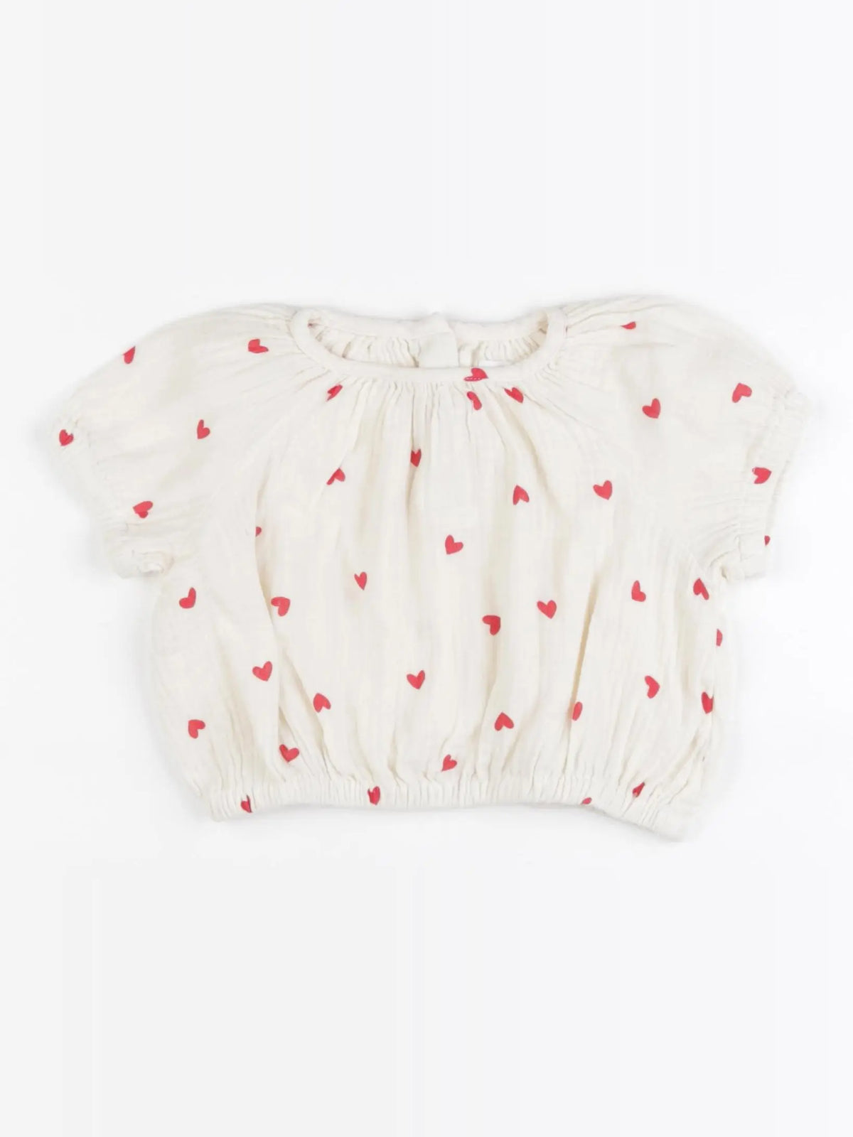 Vertbaudet - blouse rouge - 9 mois