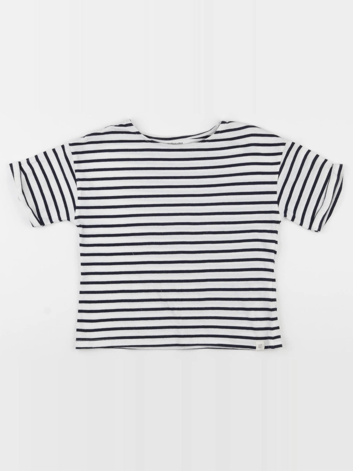 Vertbaudet - tee-shirt bleu - 8 ans