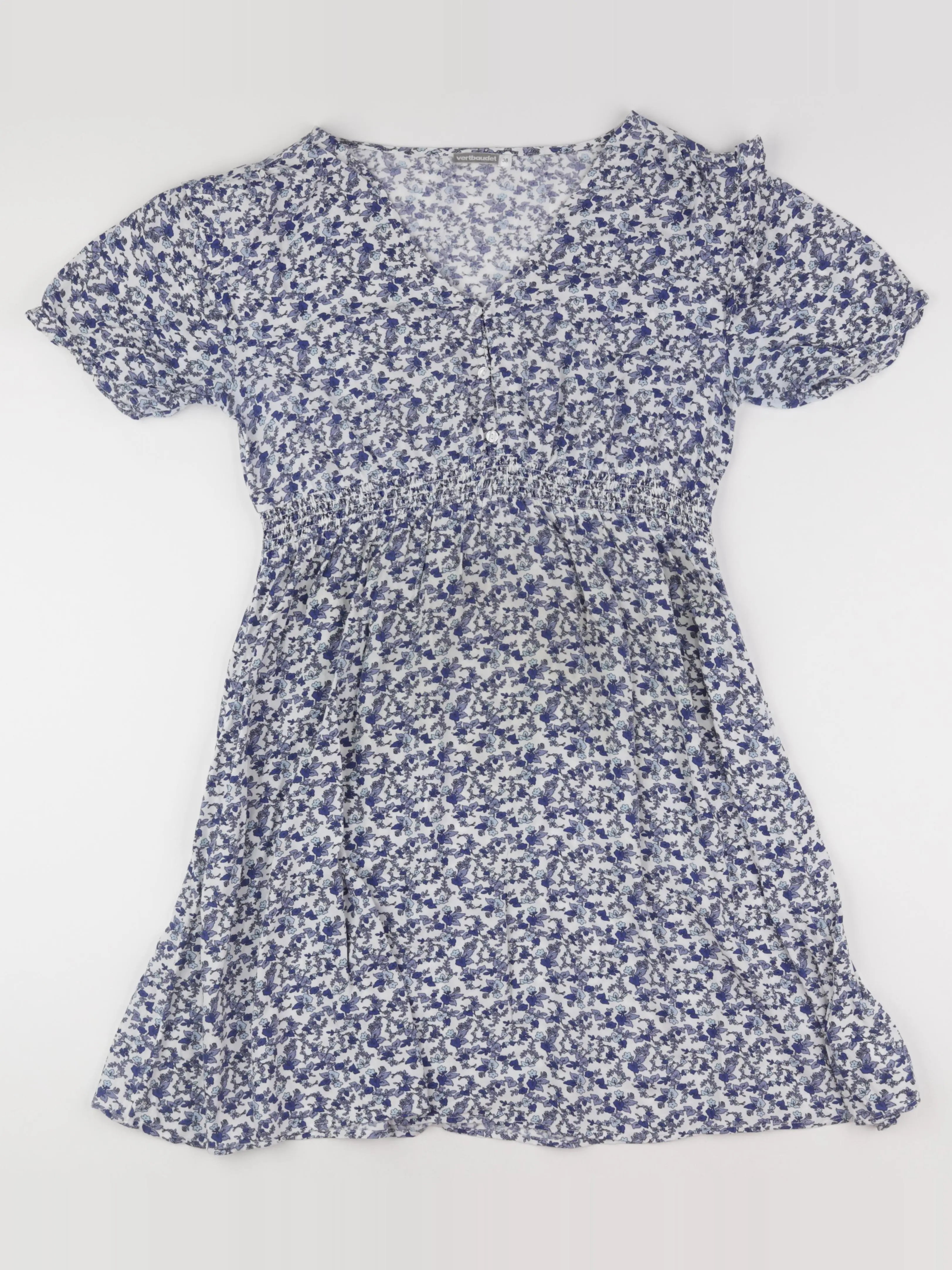 Vertbaudet - robe grossesse bleu - 38