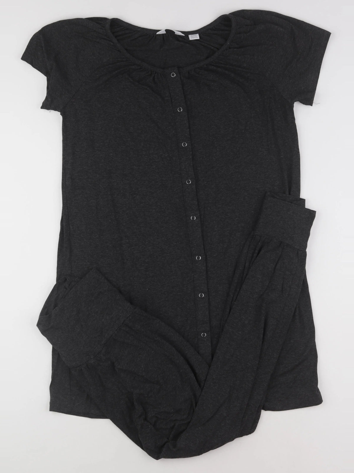 Seraphine - pyjama grossesse coton gris - s