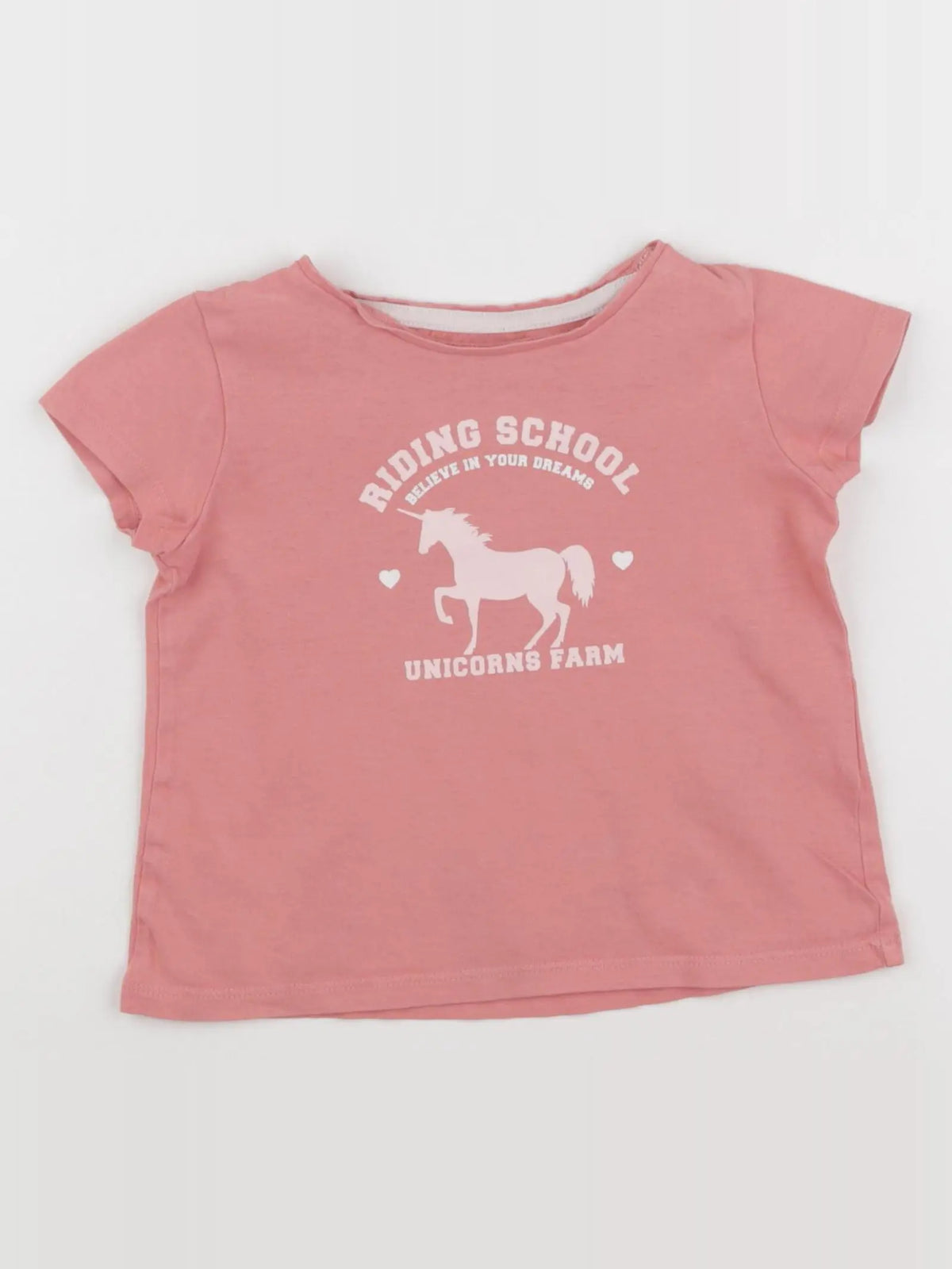 Vertbaudet - tee-shirt rose - 3 ans