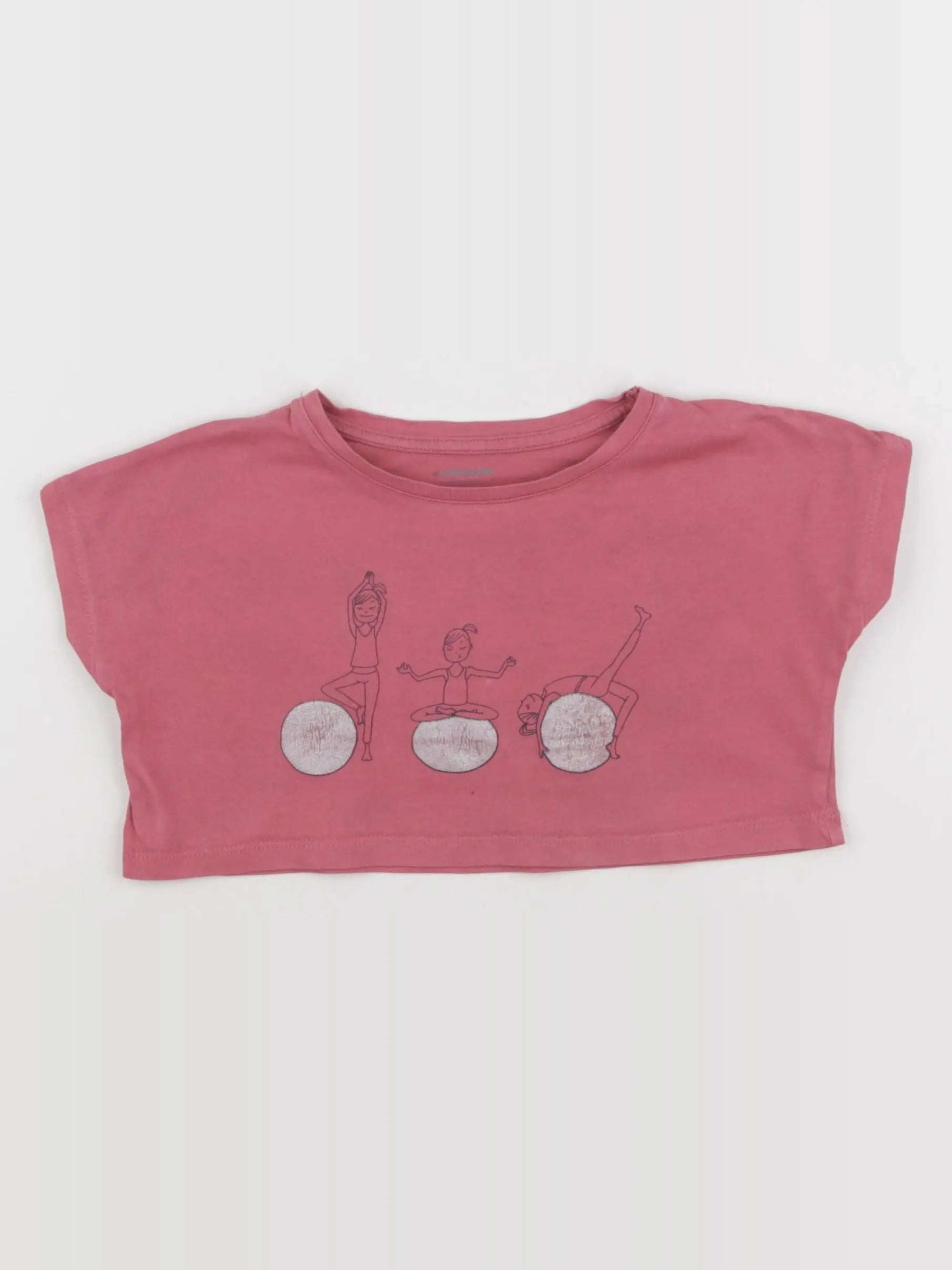 Vertbaudet - tee-shirt rose - 3 ans