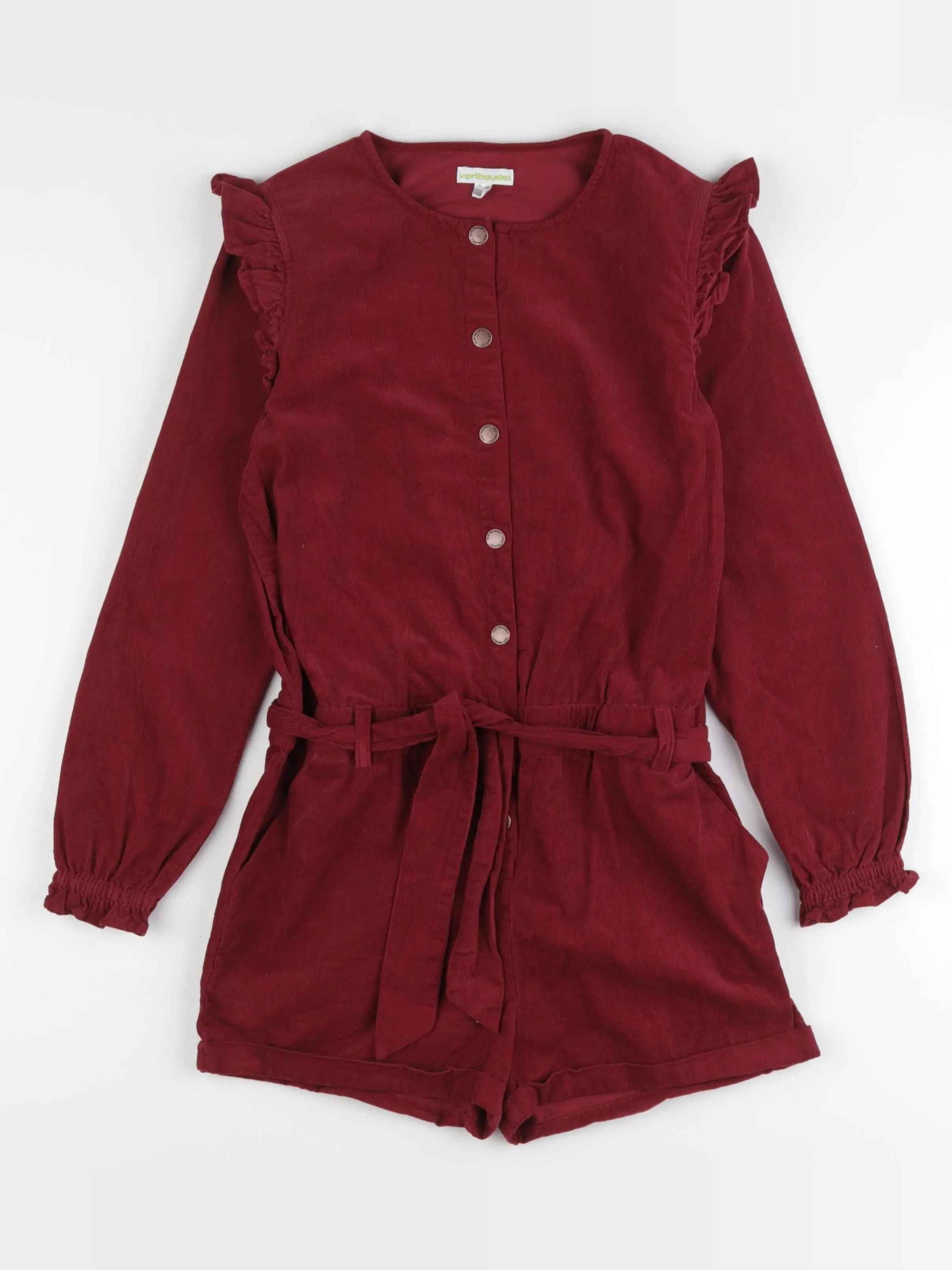 Vertbaudet - combinaison rouge - 12 ans