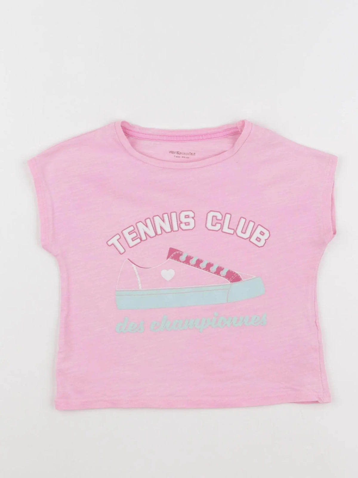 Vertbaudet - tee-shirt rose - 3 ans