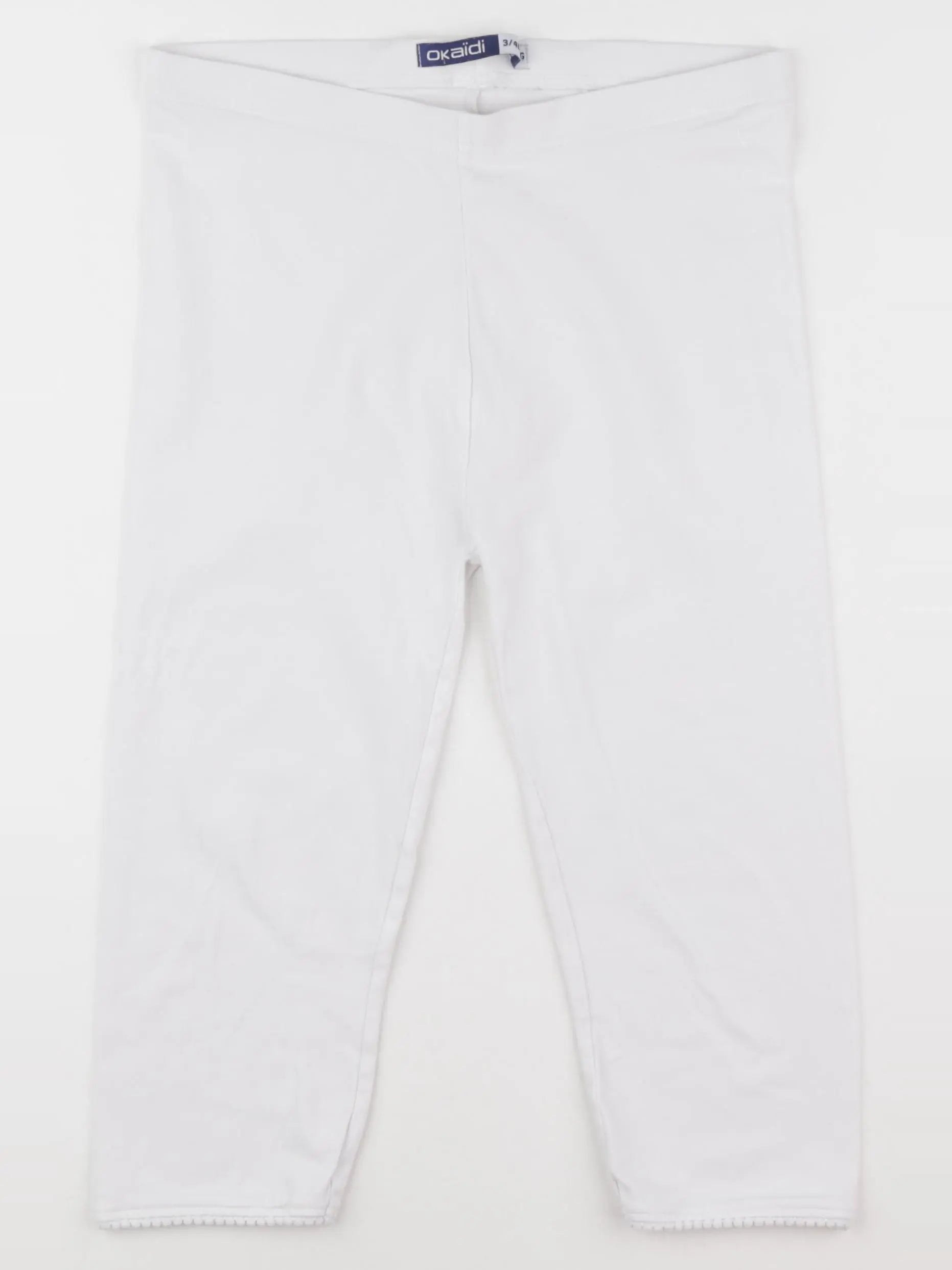 Okaidi - legging court blanc - 14 ans