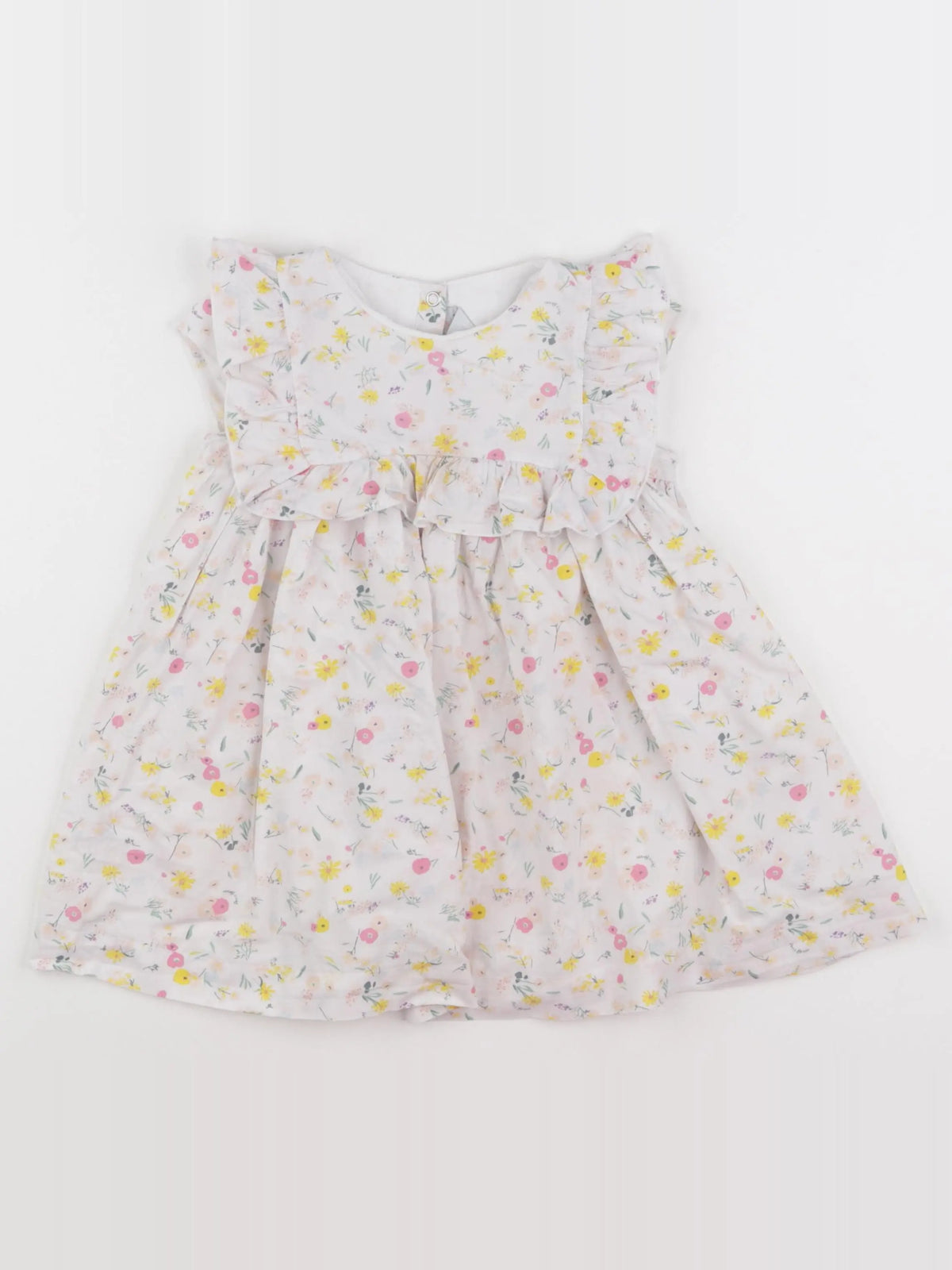 Petit Bateau - robe multicolore - 24 mois