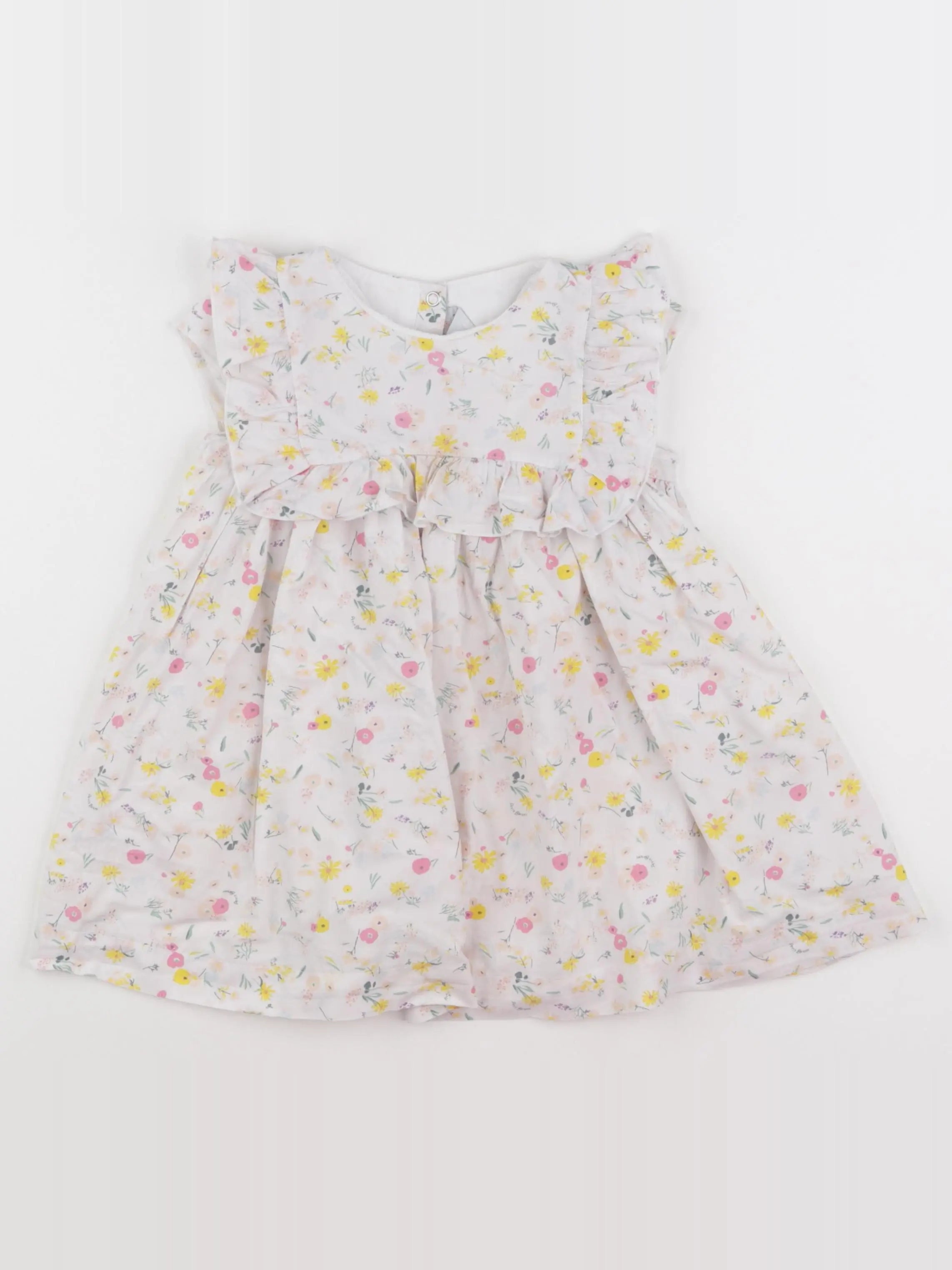 Petit Bateau - robe multicolore - 24 mois