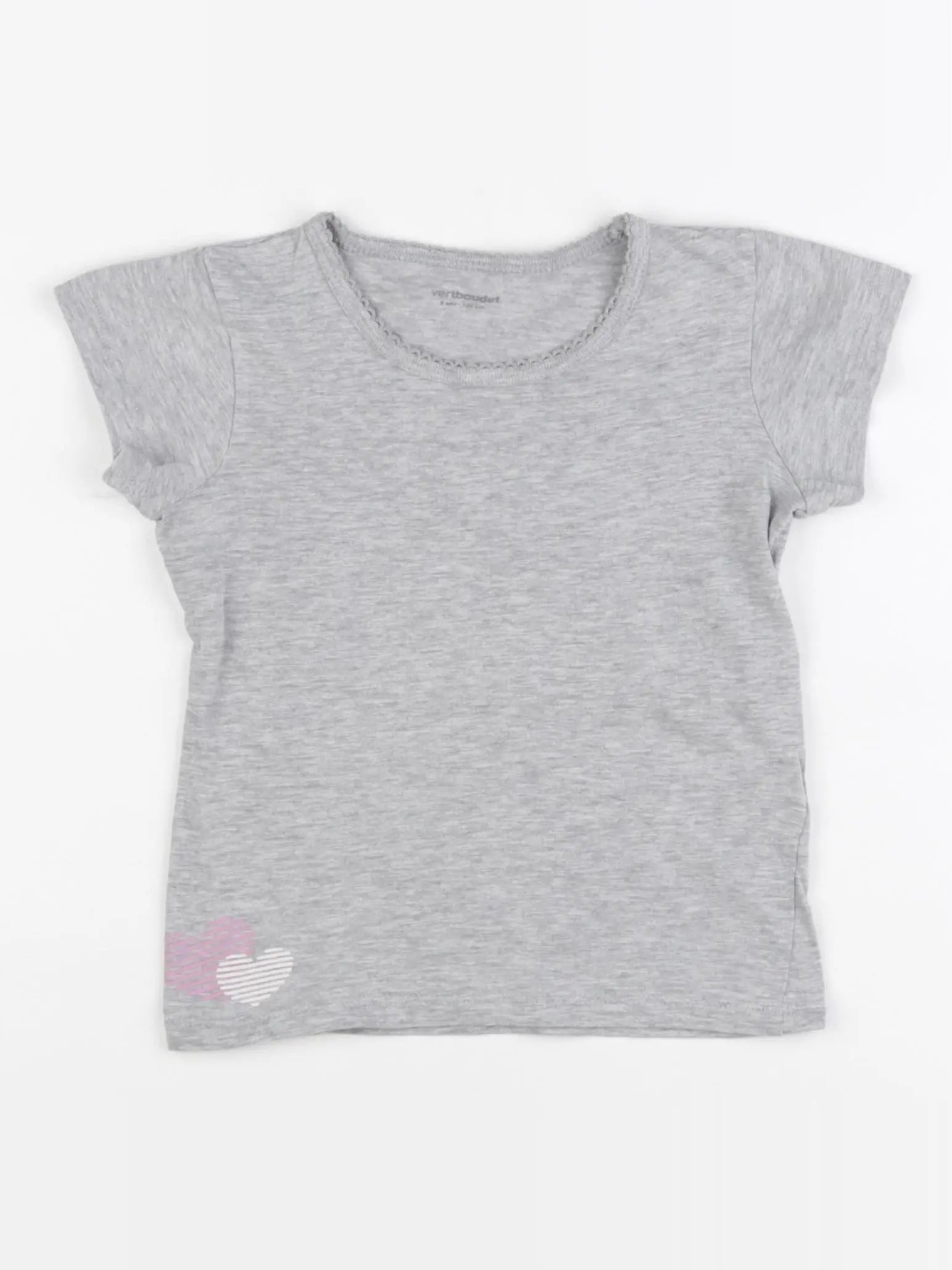 Vertbaudet - maillot de corps gris - 5 ans