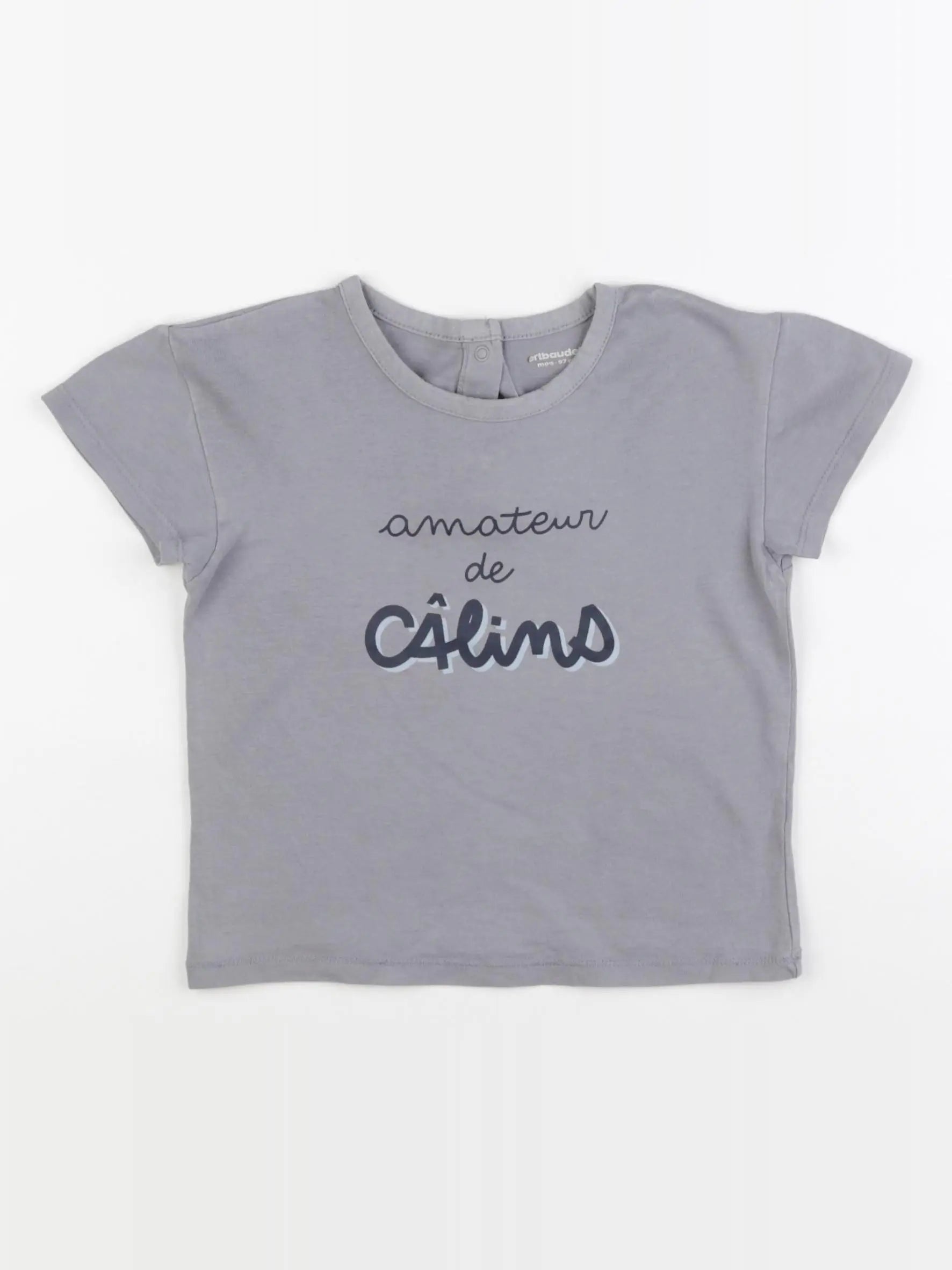 Vertbaudet - tee-shirt bleu - 3 ans