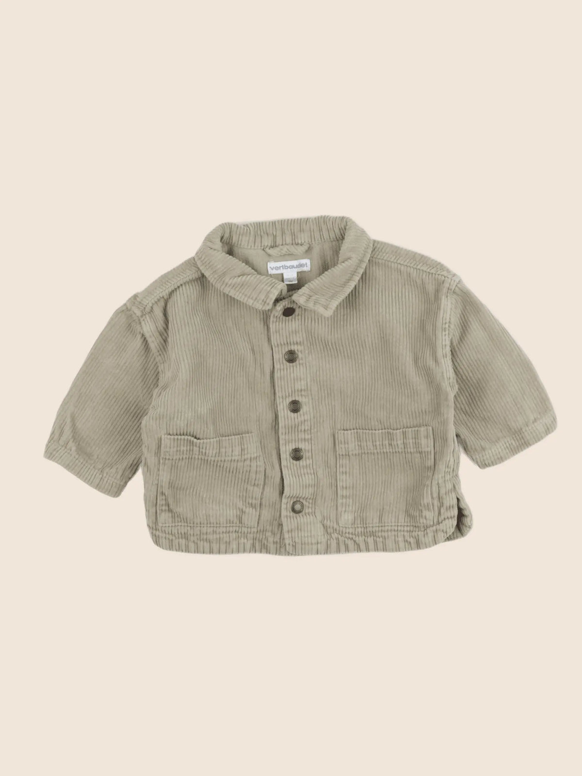 Vertbaudet - veste vert - 6 mois