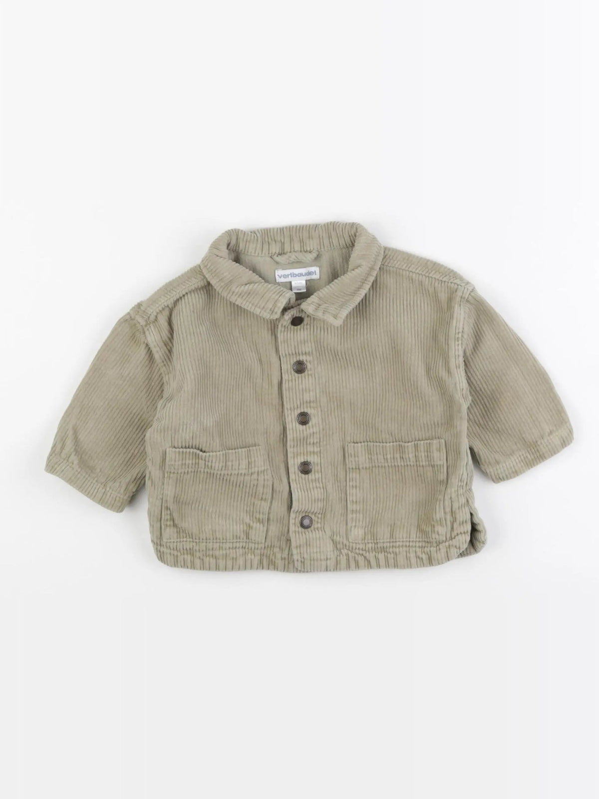 Vertbaudet - veste vert - 6 mois