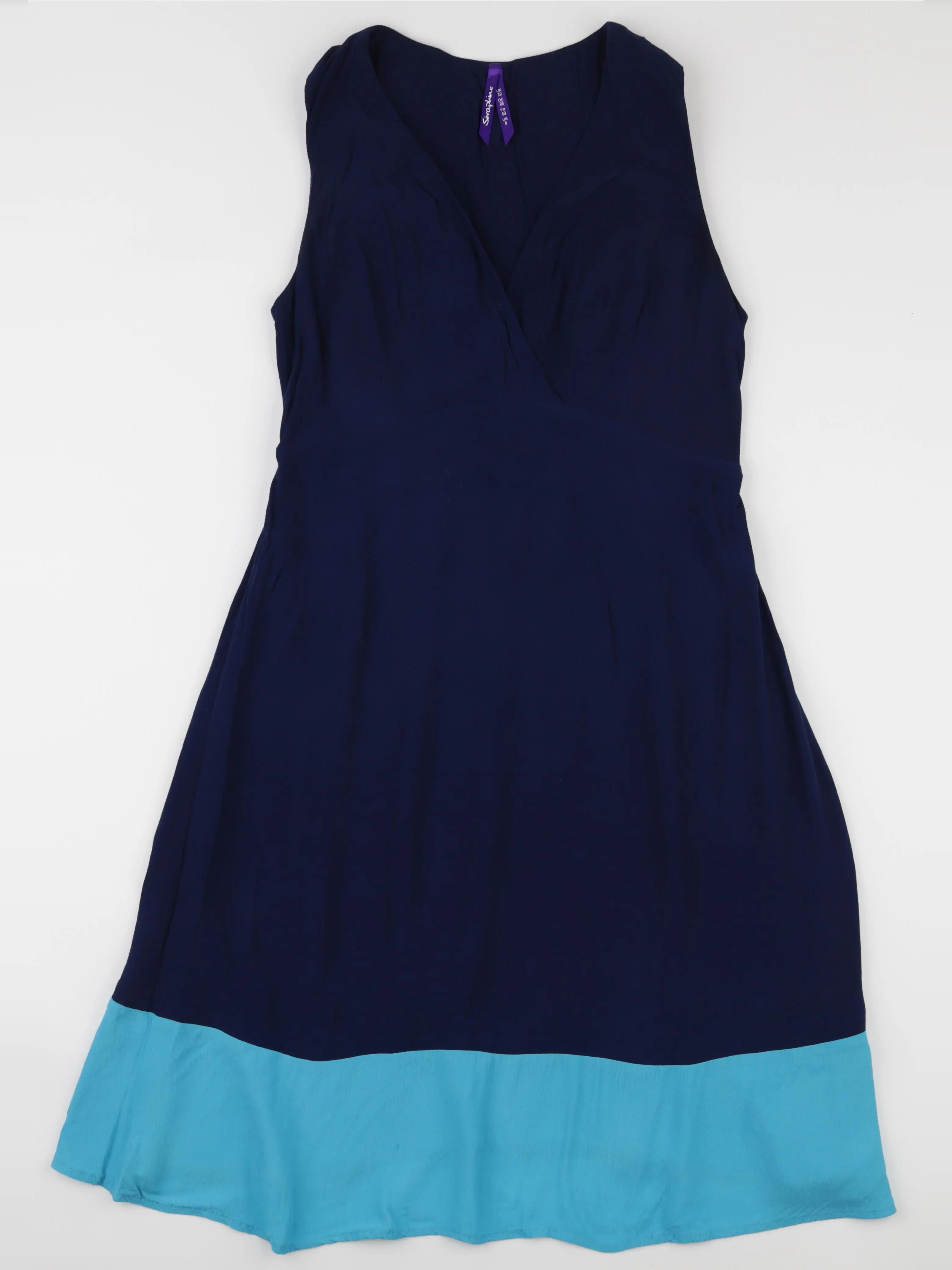 Seraphine - robe grossesse bleu - 40