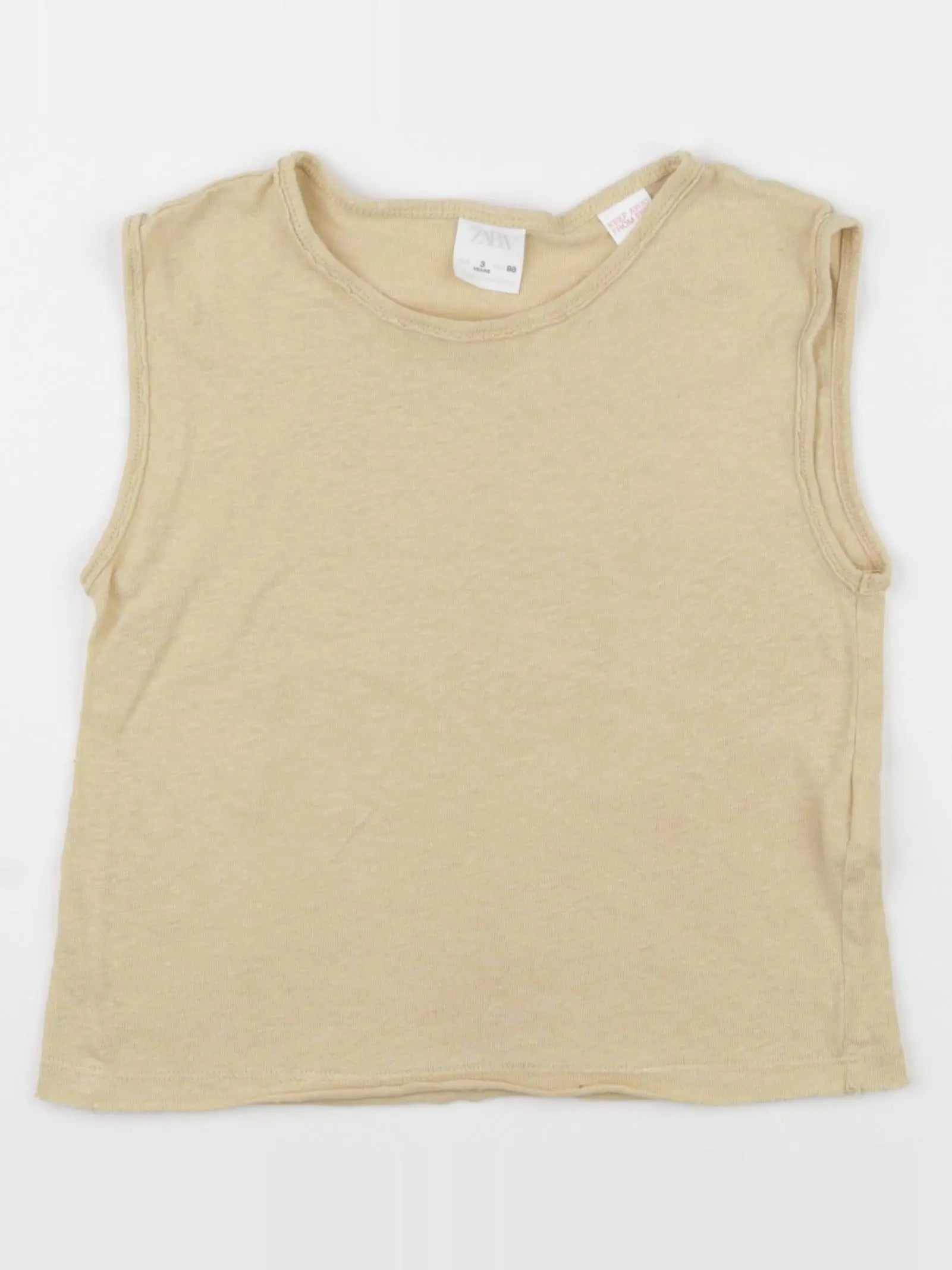 Zara - débardeur jaune - 3 ans
