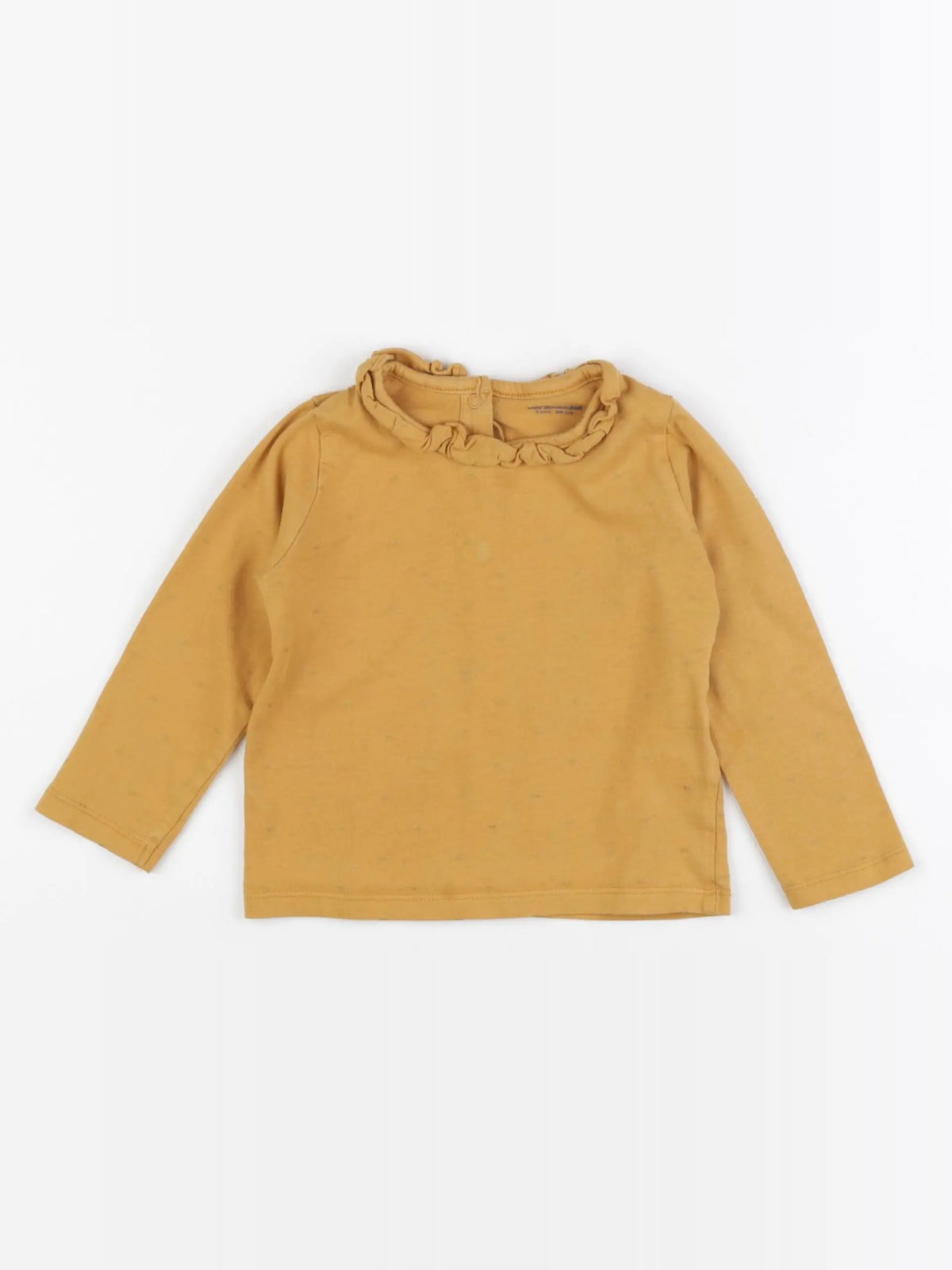 Vertbaudet - tee-shirt jaune - 2 ans