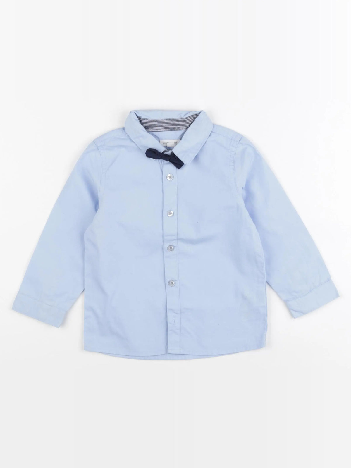 Vertbaudet - chemise bleu - 2 ans