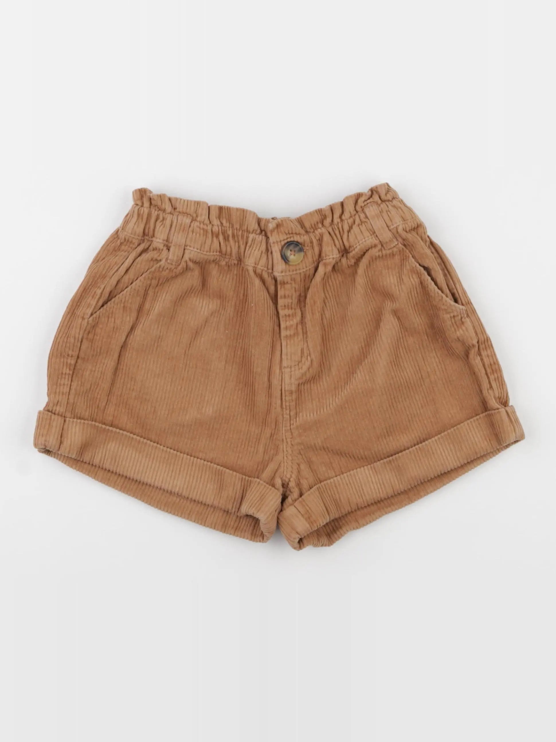 Vertbaudet - short marron - 7 ans