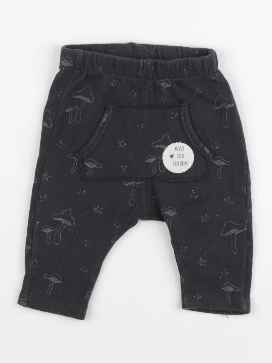 Zara - jogging noir - 3/6 mois