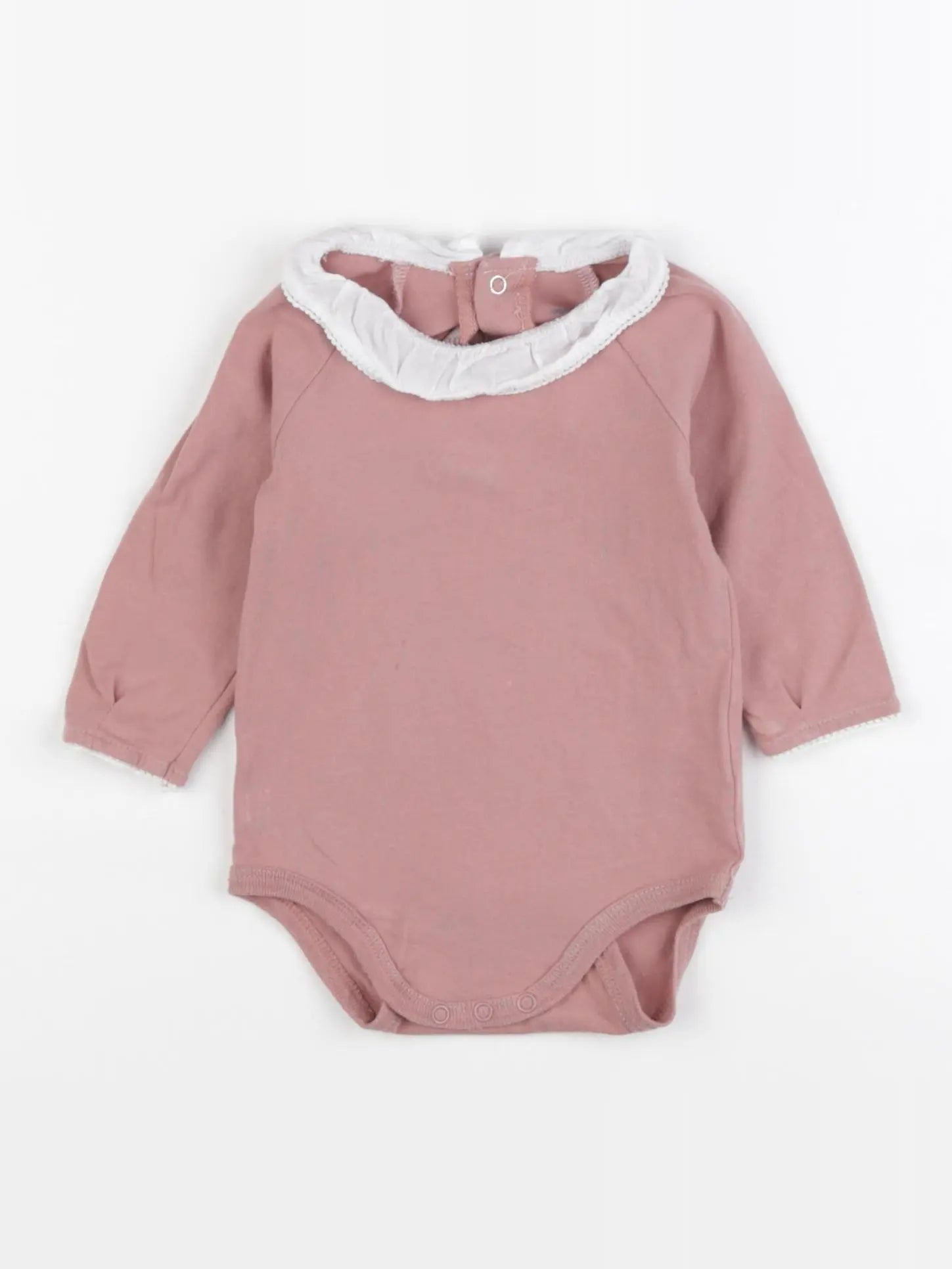 Vertbaudet - body à col rose - 6 mois