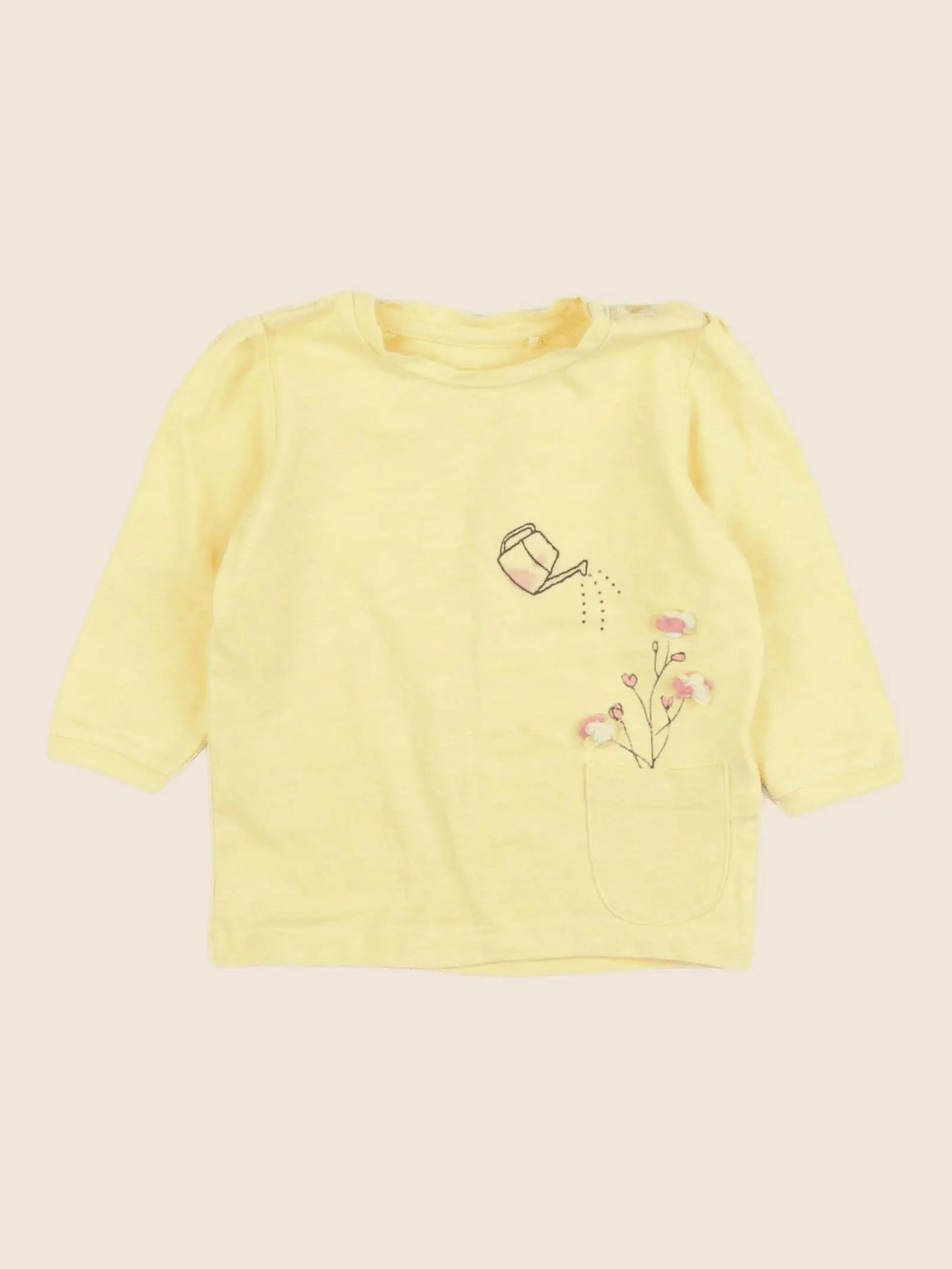Name it - tee-shirt jaune - 4/6 mois