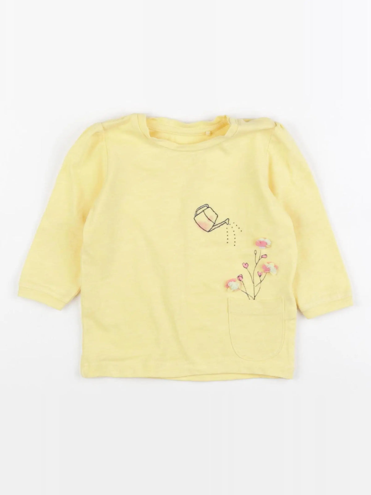 Name it - tee-shirt jaune - 4/6 mois