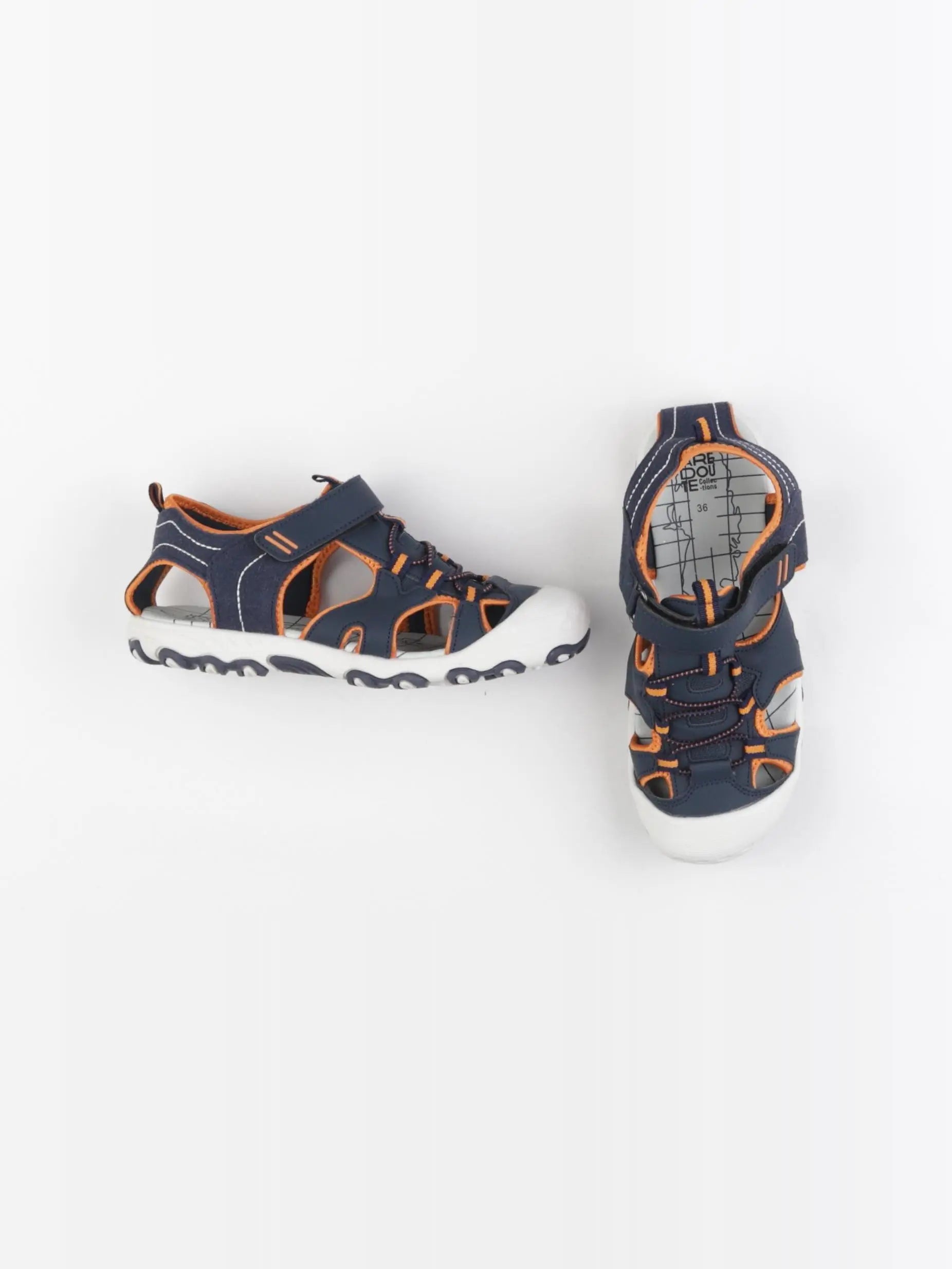 La Redoute - sandales bleu, orange - pointure 36