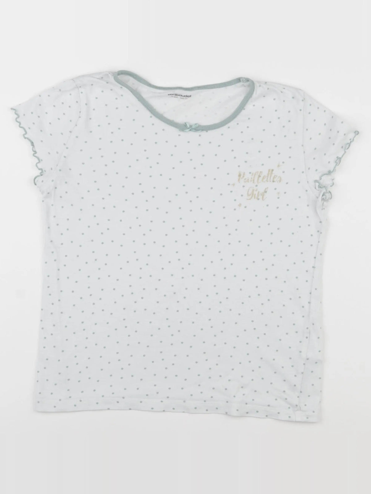 Vertbaudet - maillot de corps vert - 12 ans